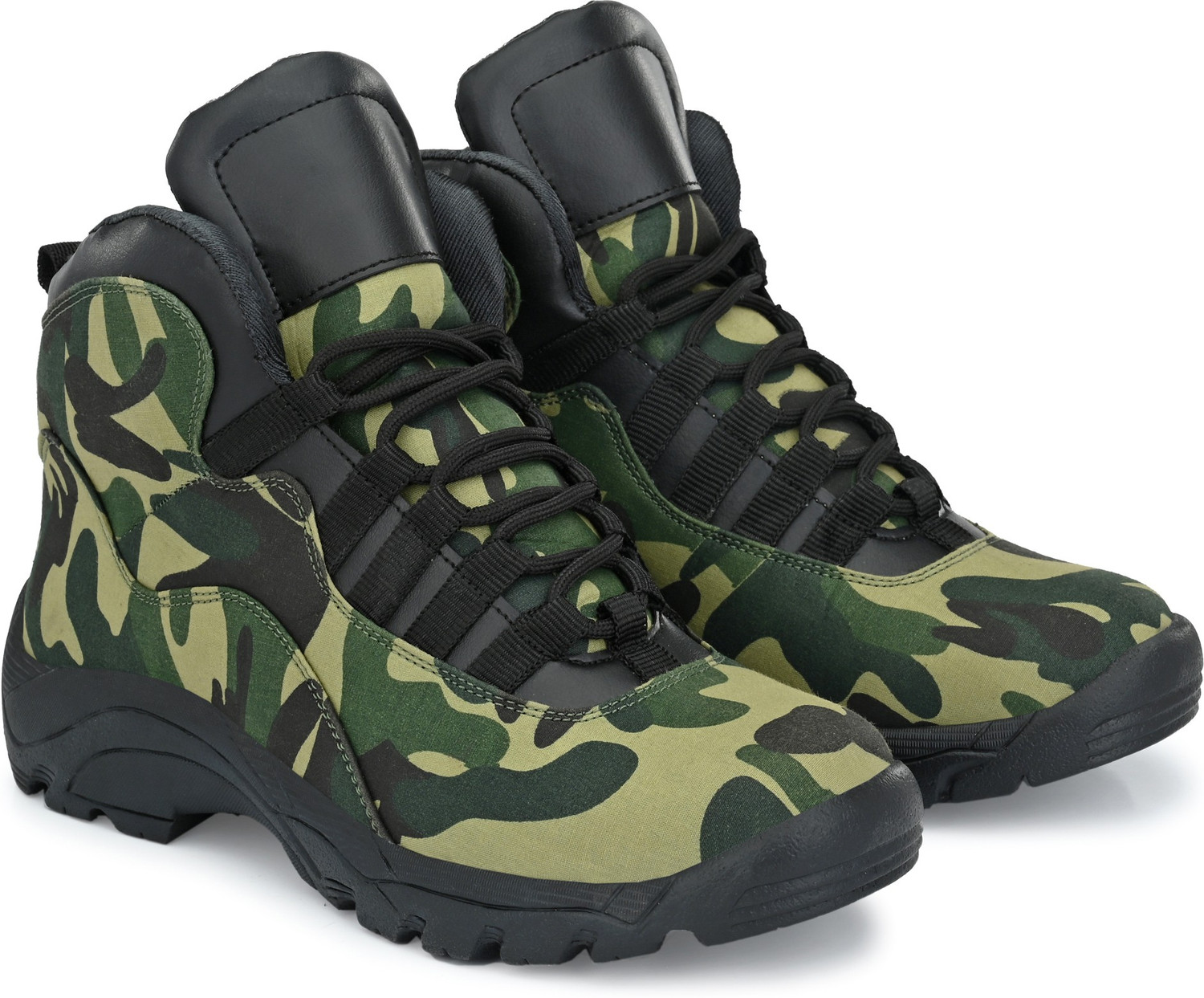 Image of leo shoes Leo's Men's Hiking Boots Lightweight Anti-Slip Outdoor Shoes Mid Top Ankle Hiker Trekking Work Boot Hiking & Trekking Shoes For Men