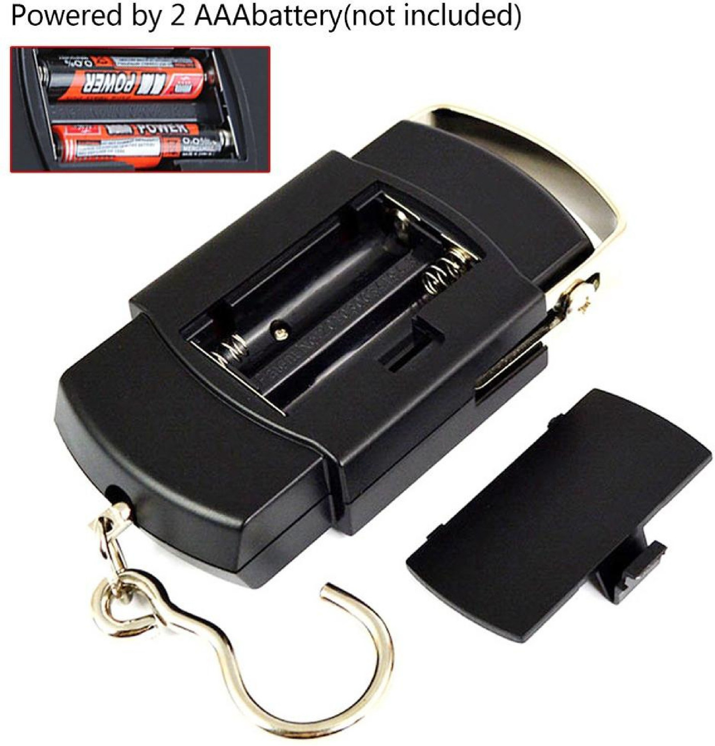 Image of Glancing 50Kg Portable Hanging Luggage Weight Machine Digital for Weighing Household Items i.e. Waste Newspaper, Gas Cylinder, Disposal etc Weighing Scale