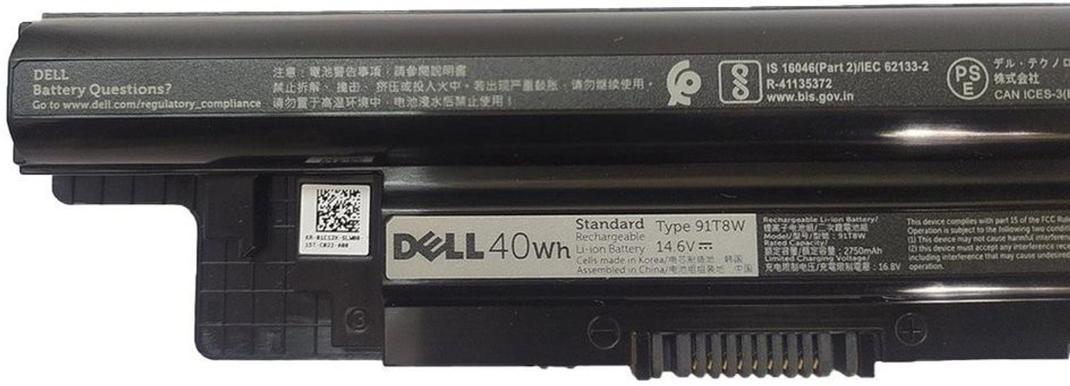 Image of DELL 91T8W 4 Cell Laptop Battery