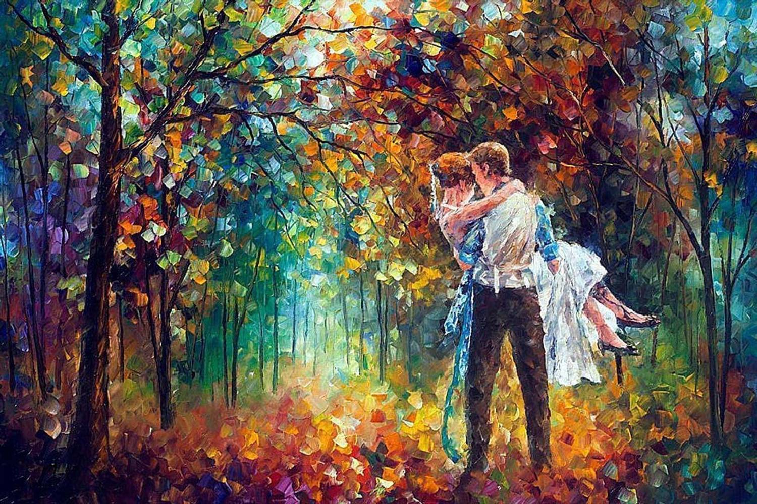 Wall poster of Couple love and Romance Painting Poster | Office