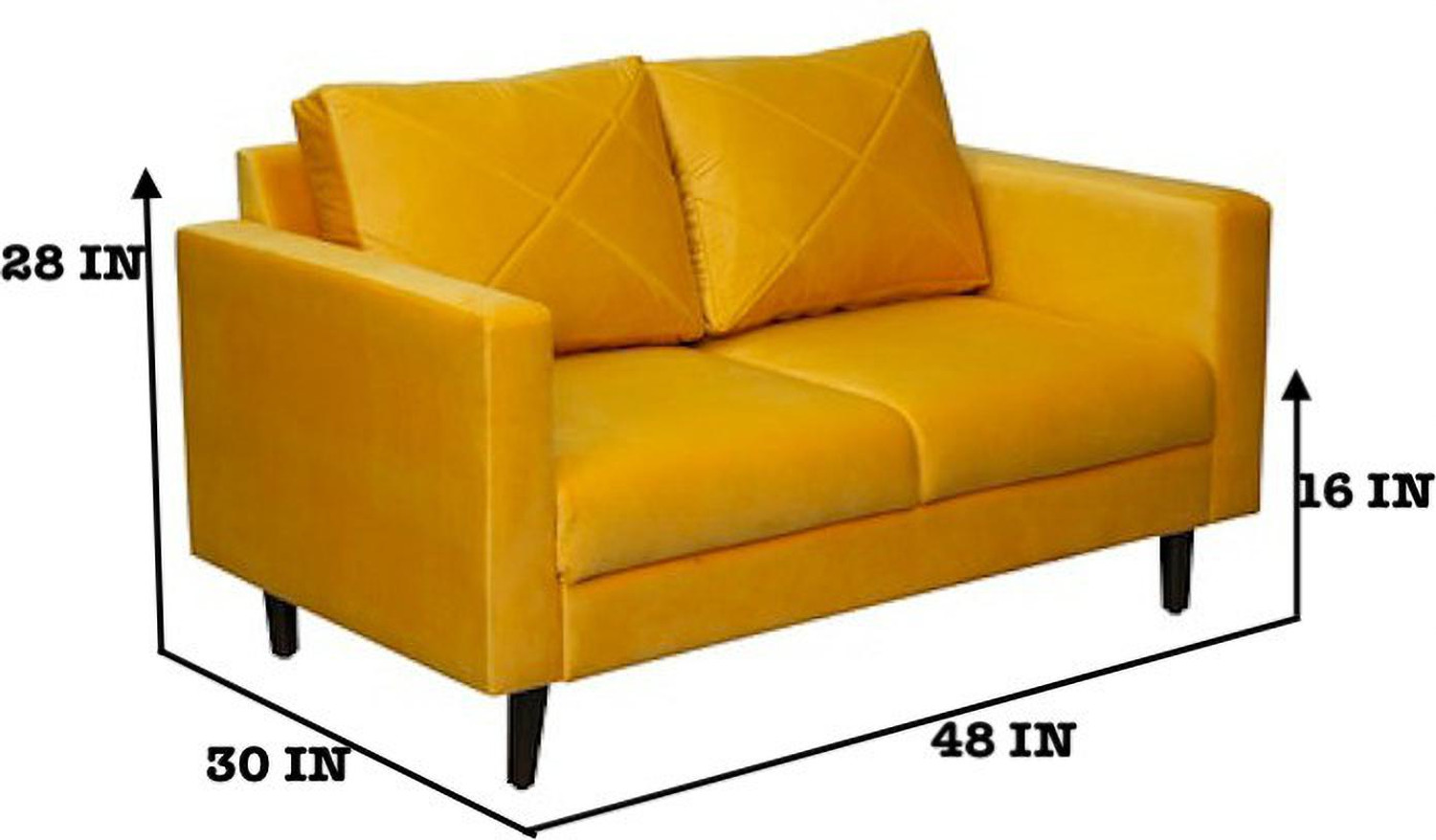 Image of RM HOME Fabric 2 Seater Sofa