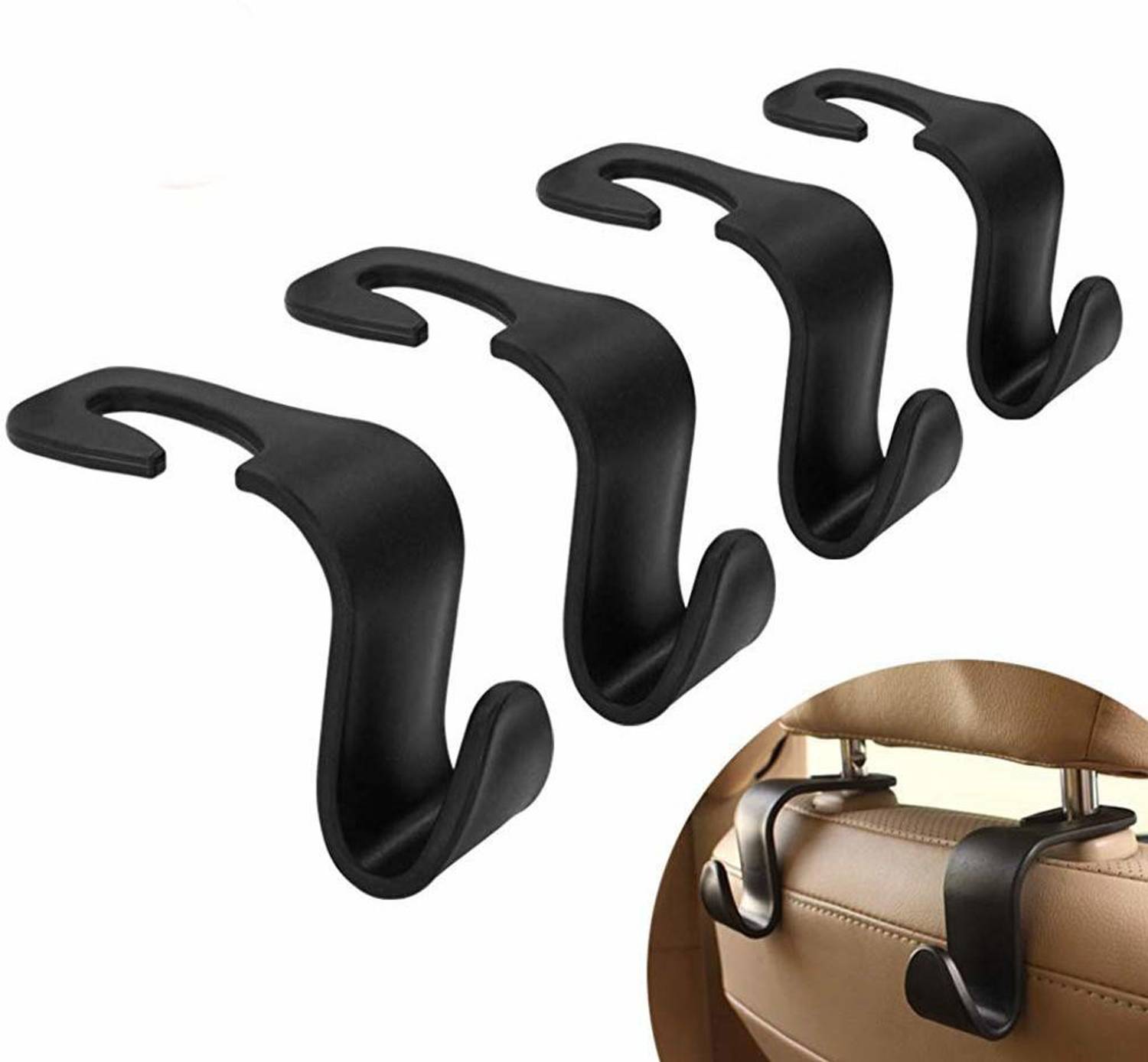 2Mech Backseat Head Rest Organizer Hook for all car Car Bin