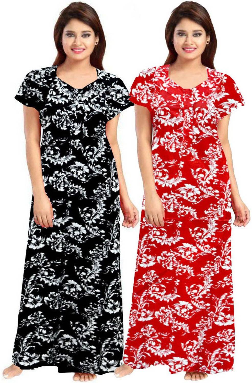 AAKARSHANA CREATION Women Nighty