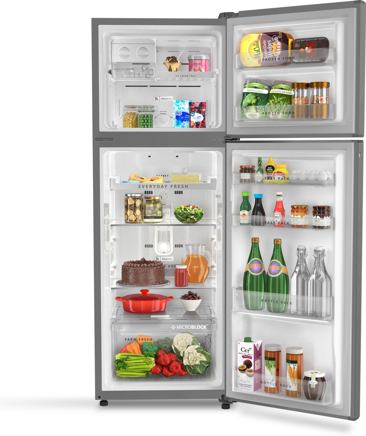 Image of Whirlpool 265 L Frost Free Double Door 2 Star Convertible Refrigerator