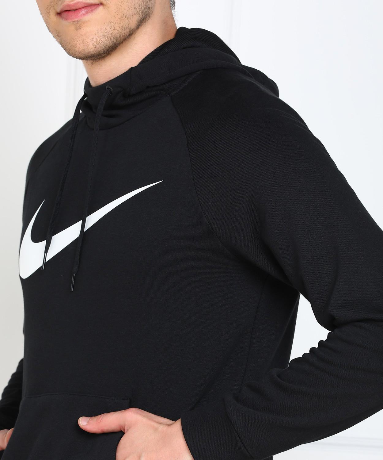 nike full sleeve solid men's sweatshirt
