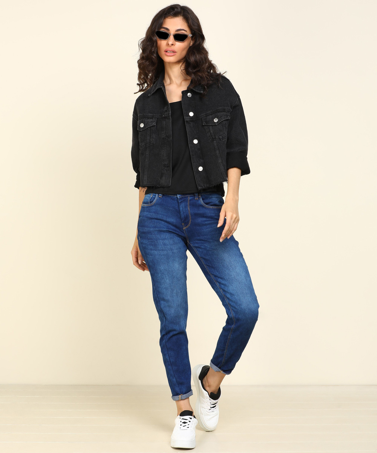 Image of FLYING MACHINE Skinny Women Blue Jeans