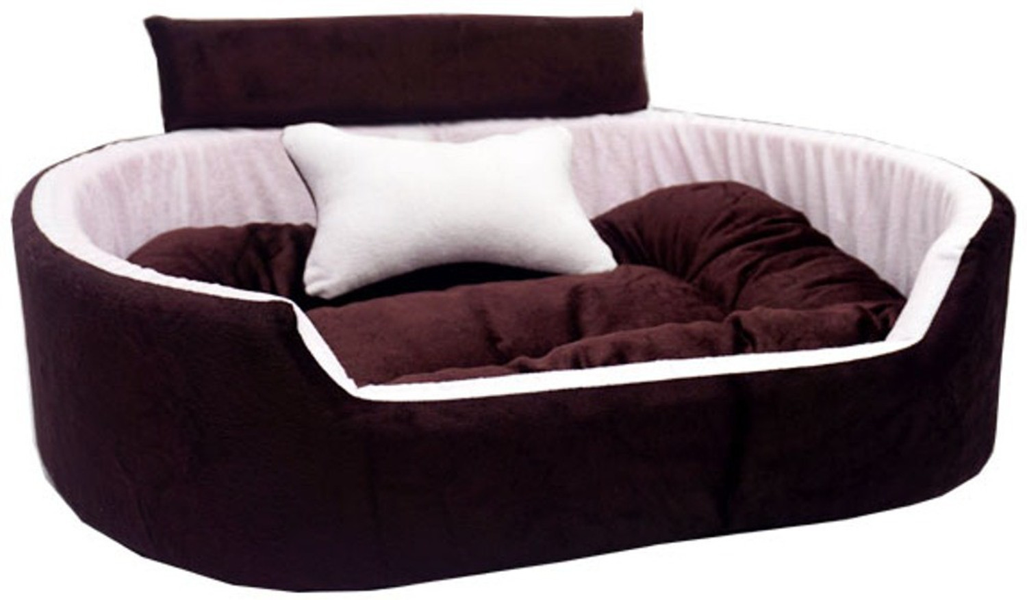 Image of Furry Smile Simple Letest Beds , Sofas & Chair With Collar & Haddi For Dog And Cat XL Pet Bed
