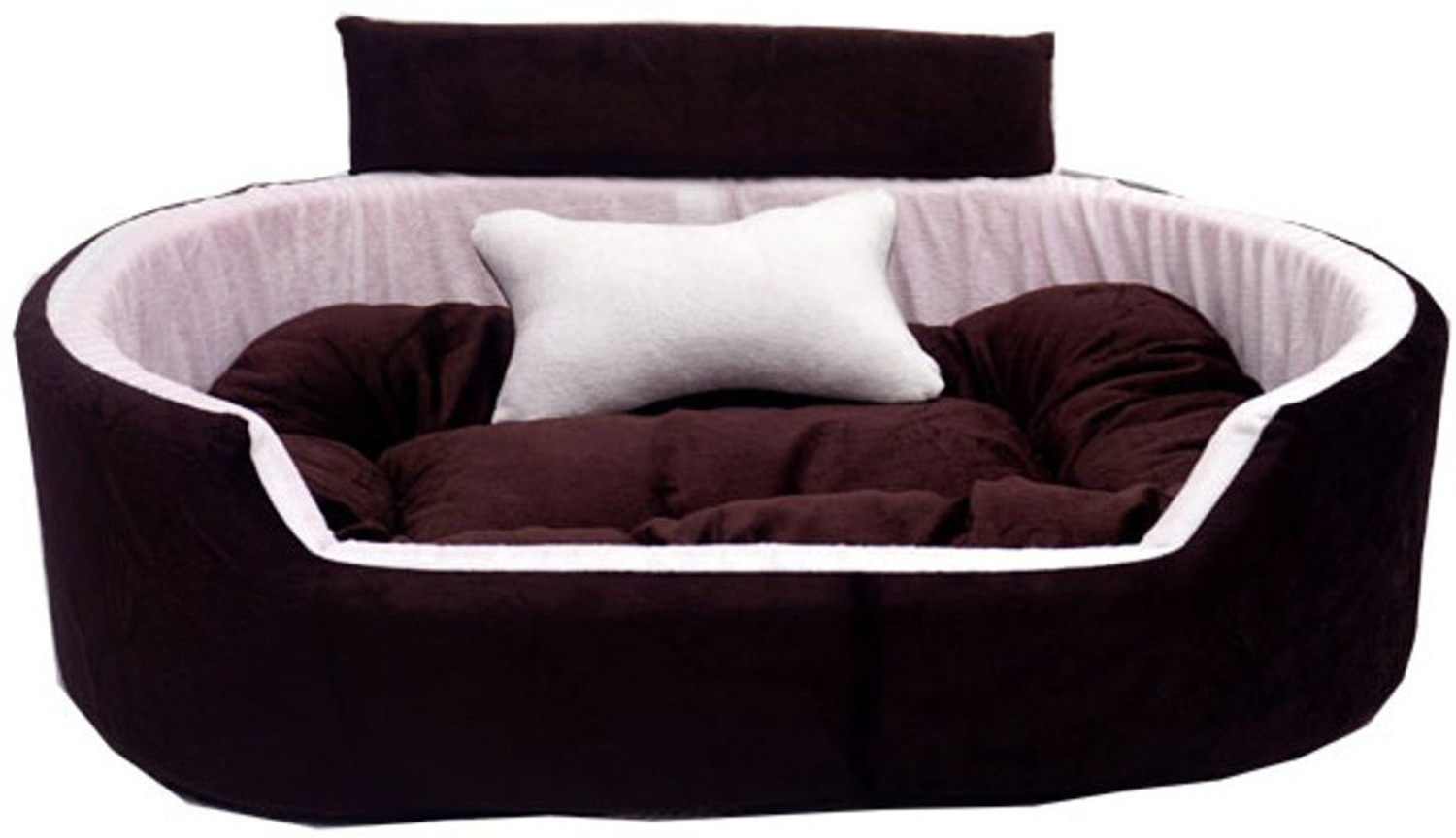 Image of Furry Smile Simple Letest Beds , Sofas & Chair With Collar & Haddi For Dog And Cat XL Pet Bed