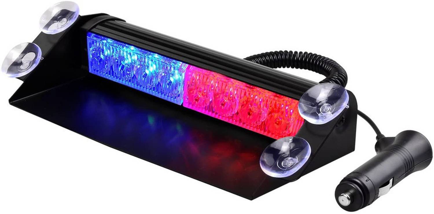 Selifaur F2L21 - 8 LED High Intensity Windshield Emergency Strobe