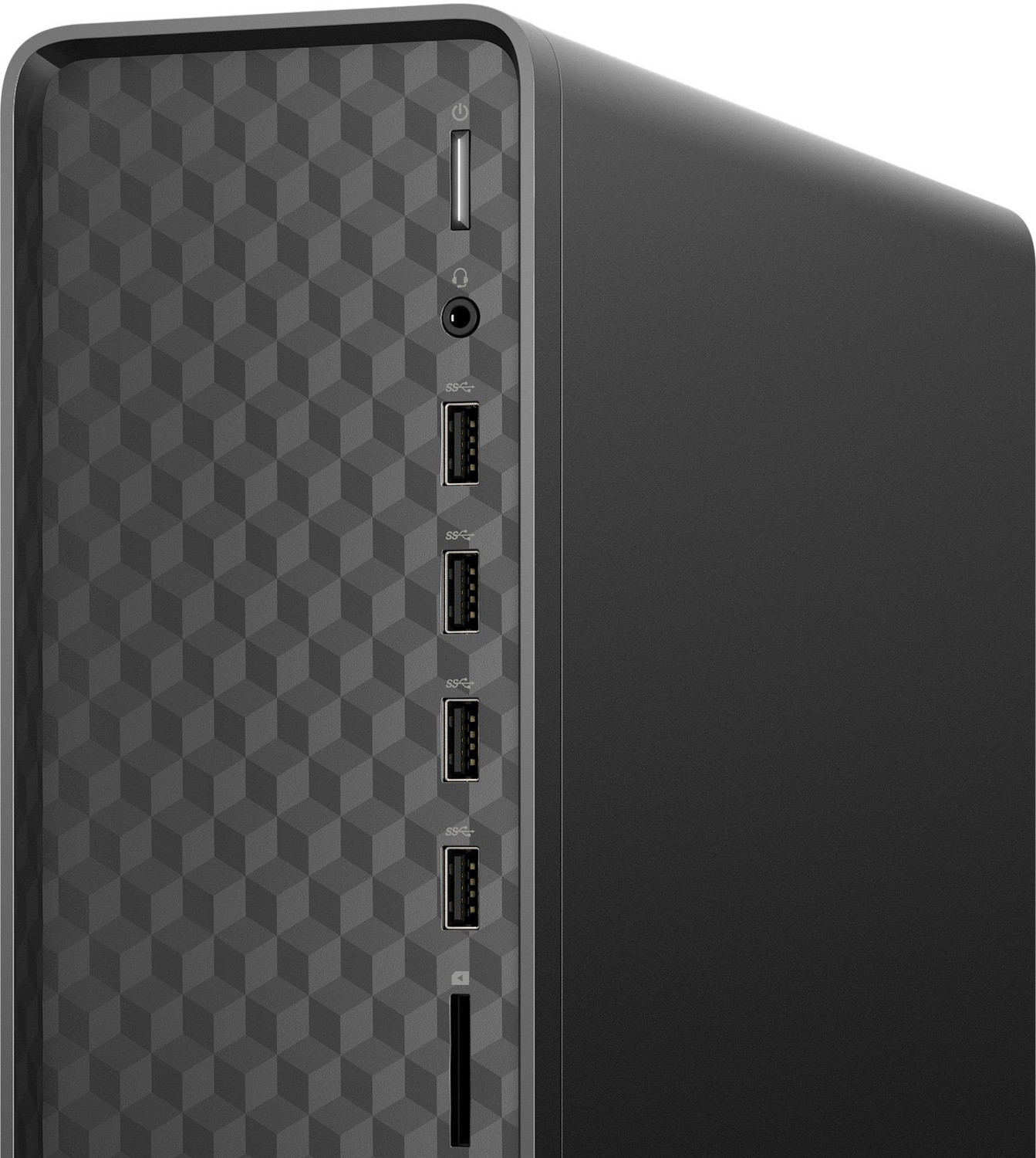 Image of HP S01-pF1999in Intel Core i3-10105 (4 GB RAM /Intel UHD Graphics 630 Graphics /1 TB Hard Disk /64 GB SSD Capacity /Windows 10 Home (64-bit)) Mini Tower