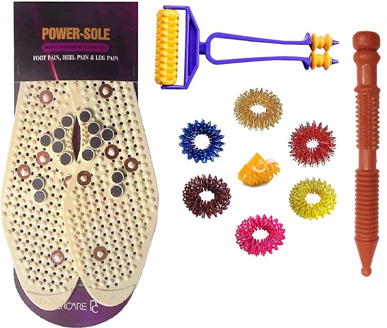 AHCS Acupressure Power Sole Combo Shoe Sole Kit Massager