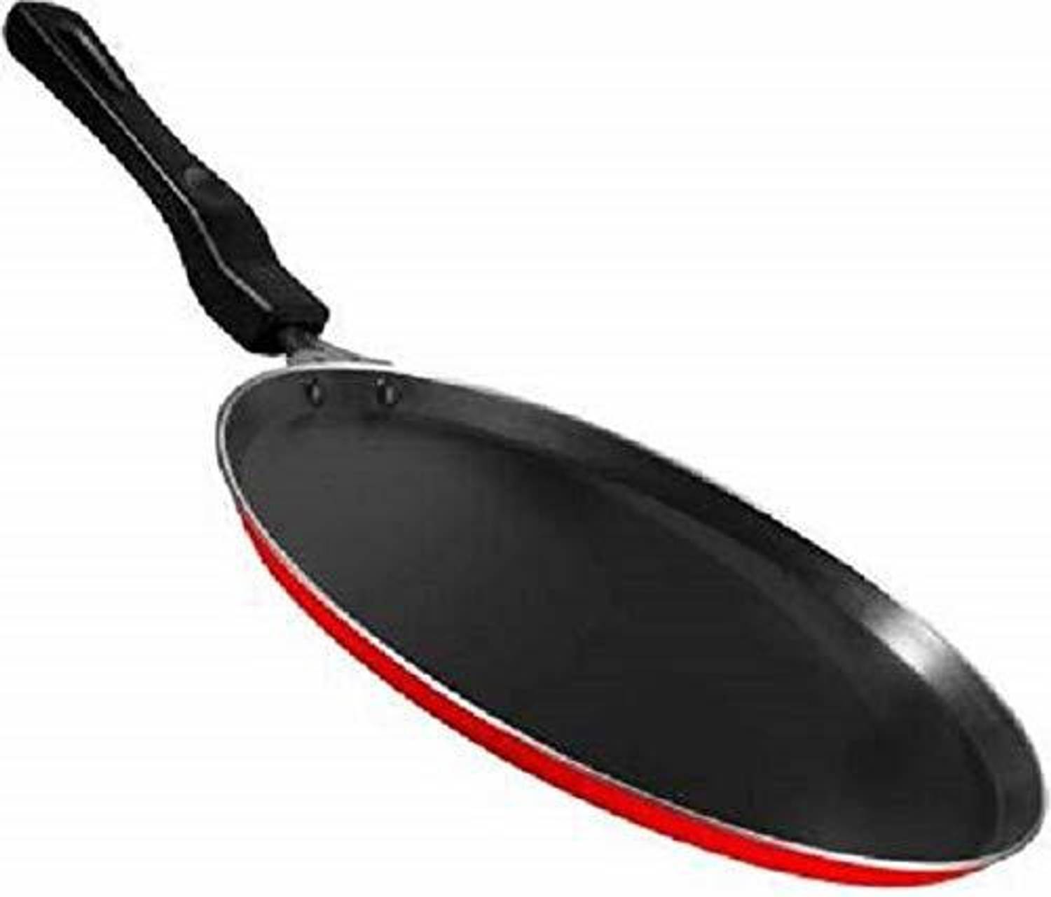 Aarchie Dishwasher Safe Aluminum Non Stick Flat Dosa pan Tawa 28 cm(3_mm) Pancake Pan 27 cm diameter 1 L capacity