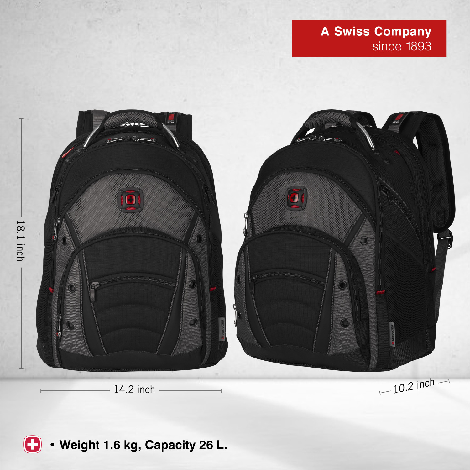 Image of Wenger Synergy 16'' Laptop Backpack 26 L Laptop Backpack