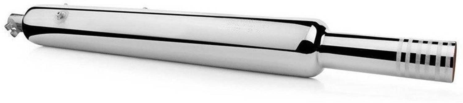 GOLSM Chrome Bada Punjab Exhaust for Royal Enfield Super Thunderbird - Image 2