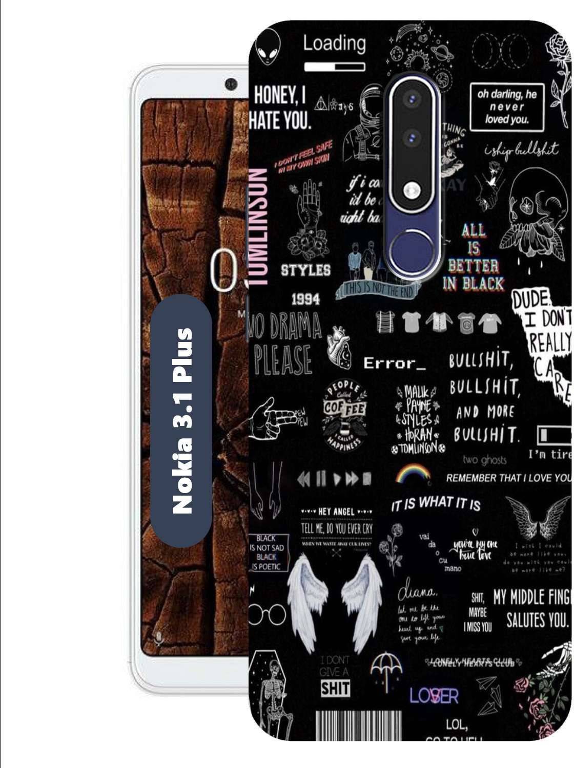 BUYMORE Back Cover for Nokia 3.1 Plus