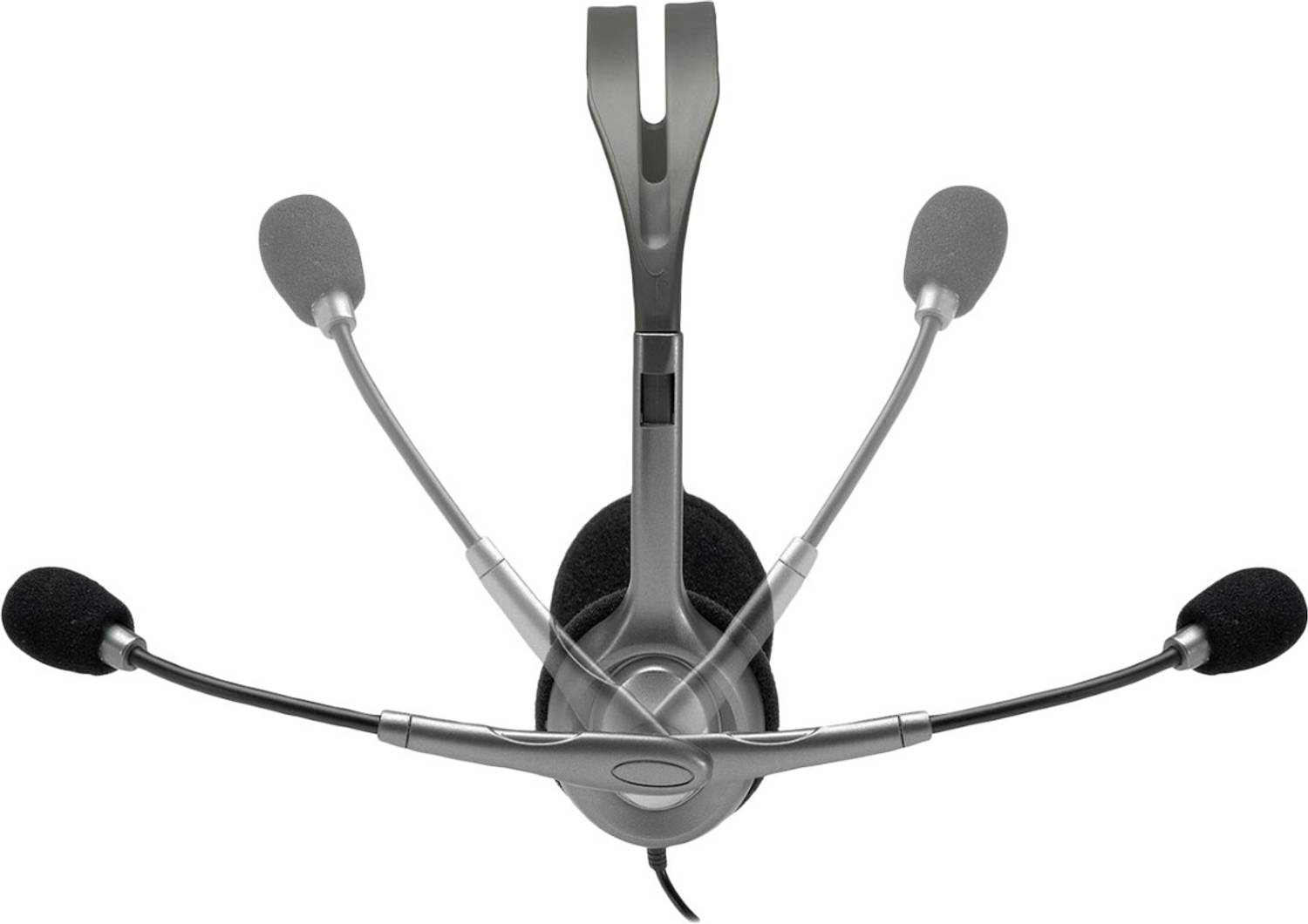 Logitech H-110 Wired Headphones Black - Image 4