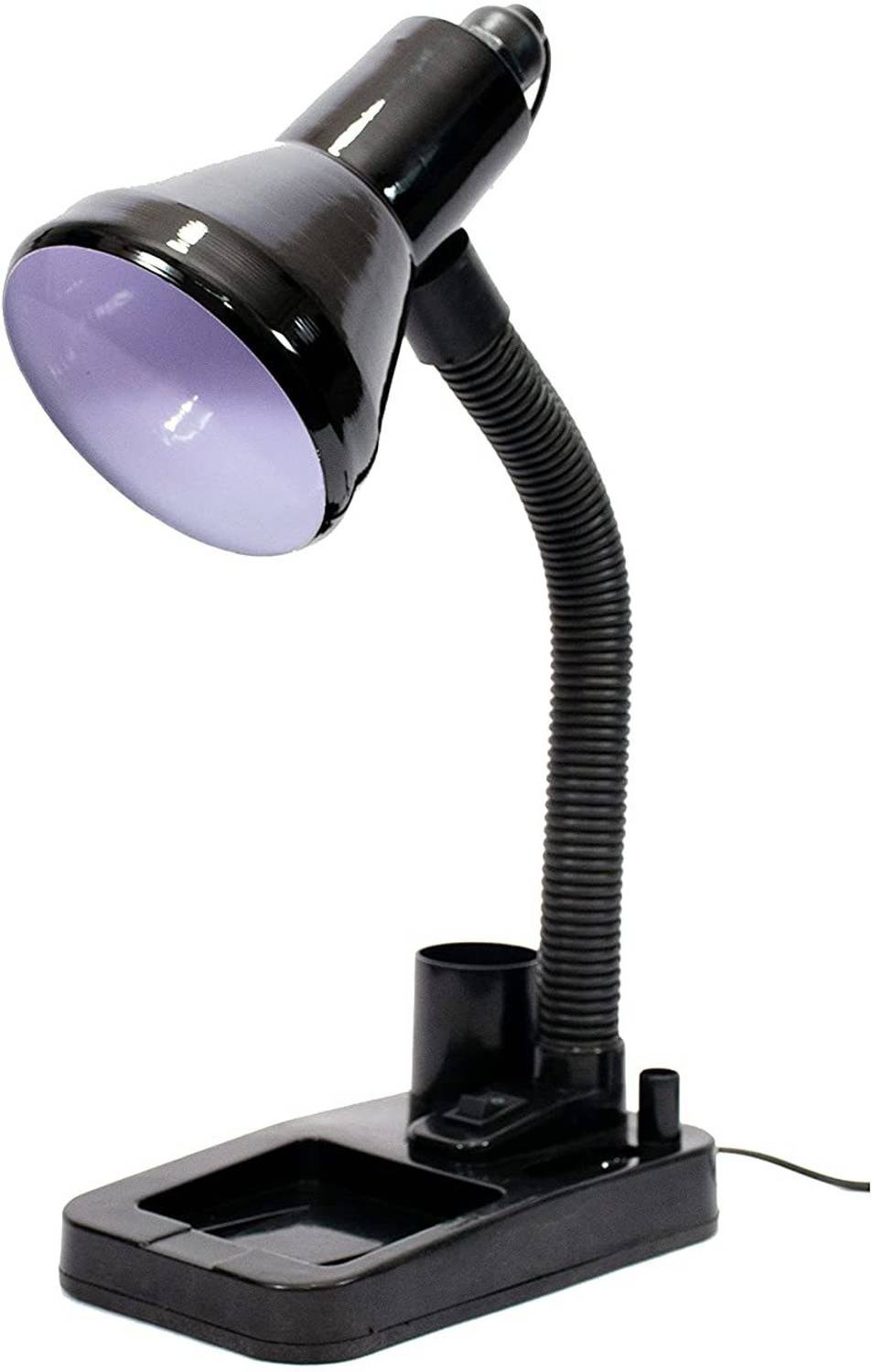 MSKNCR Lamp for Students with Metal Shade and Plastic Base Study