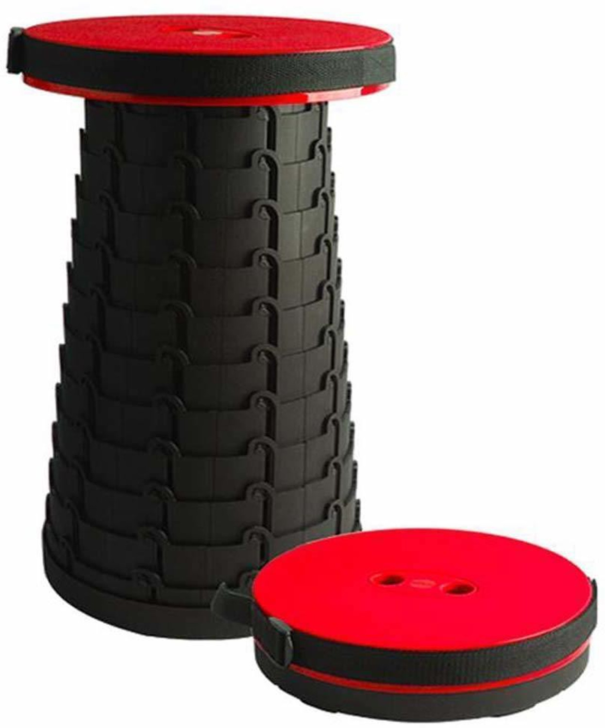 Image of jasifs Foldable Height Adjusting Stool Space Saving Telescopic Stool Stool