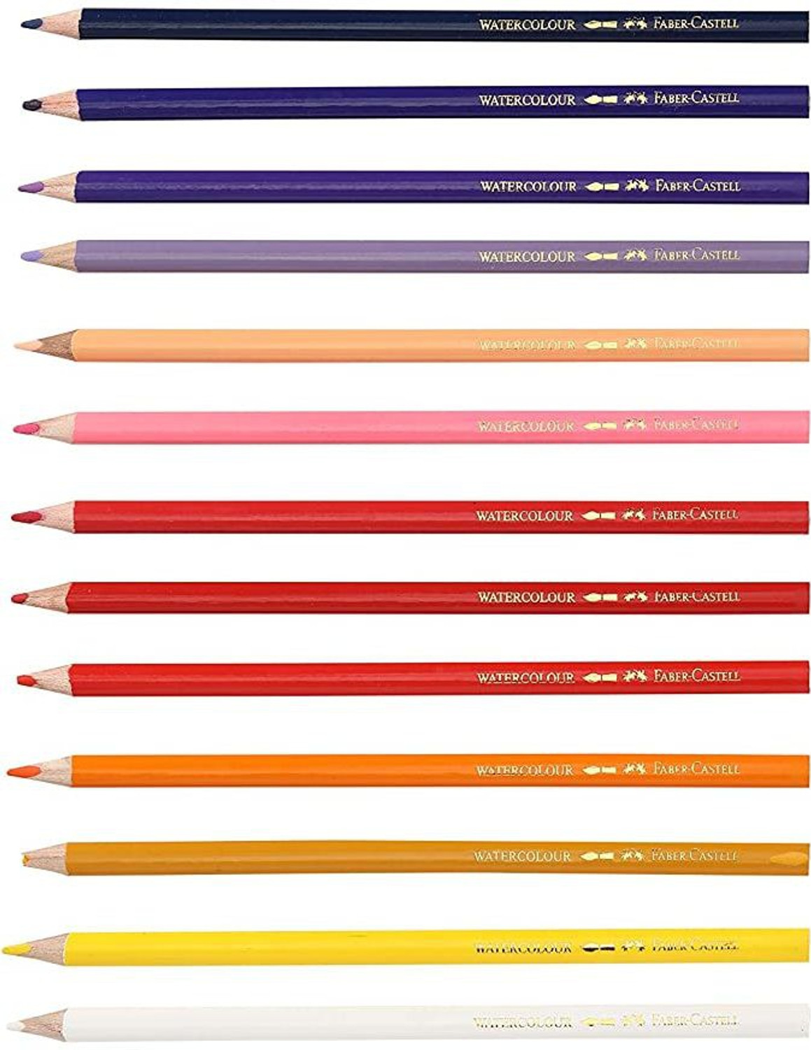 Image of FABER-CASTELL Colour Pencils triangular Shaped Color Pencils (Set of 1, Multicolours)