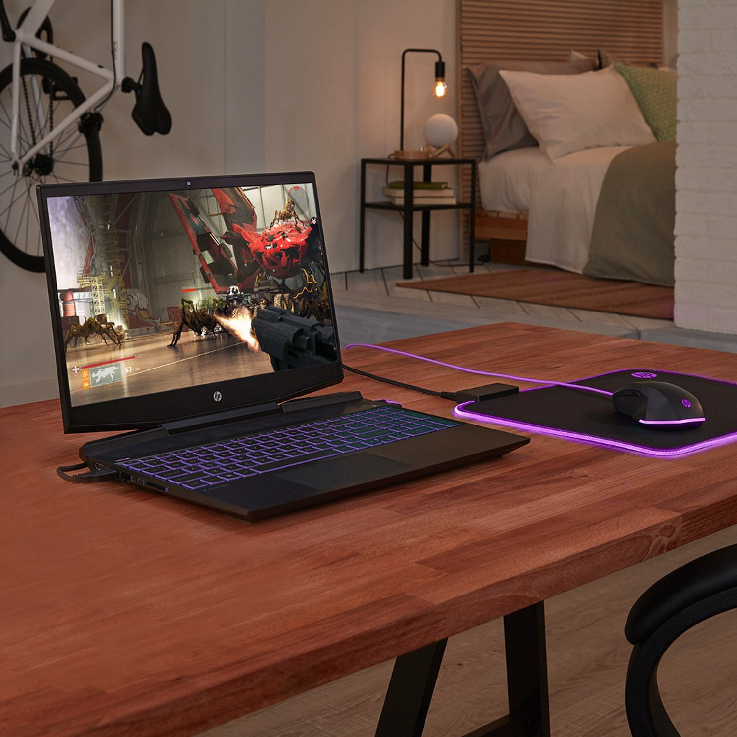 Image of HP Pavilion Intel Core i5 10th Gen 10300H - (8 GB /1 TB HDD /256 GB SSD /Windows 10 Home /4 GB Graphics /NVIDIA GeForce GTX 1650Ti /144 Hz) 15-dk1514TX Gaming Laptop