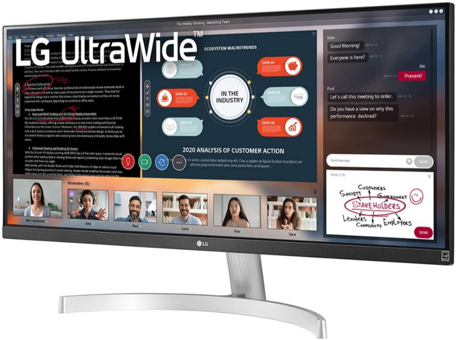 LG 29WK600-W 29インチモニター 29wn600-29-29wn600-lg-original