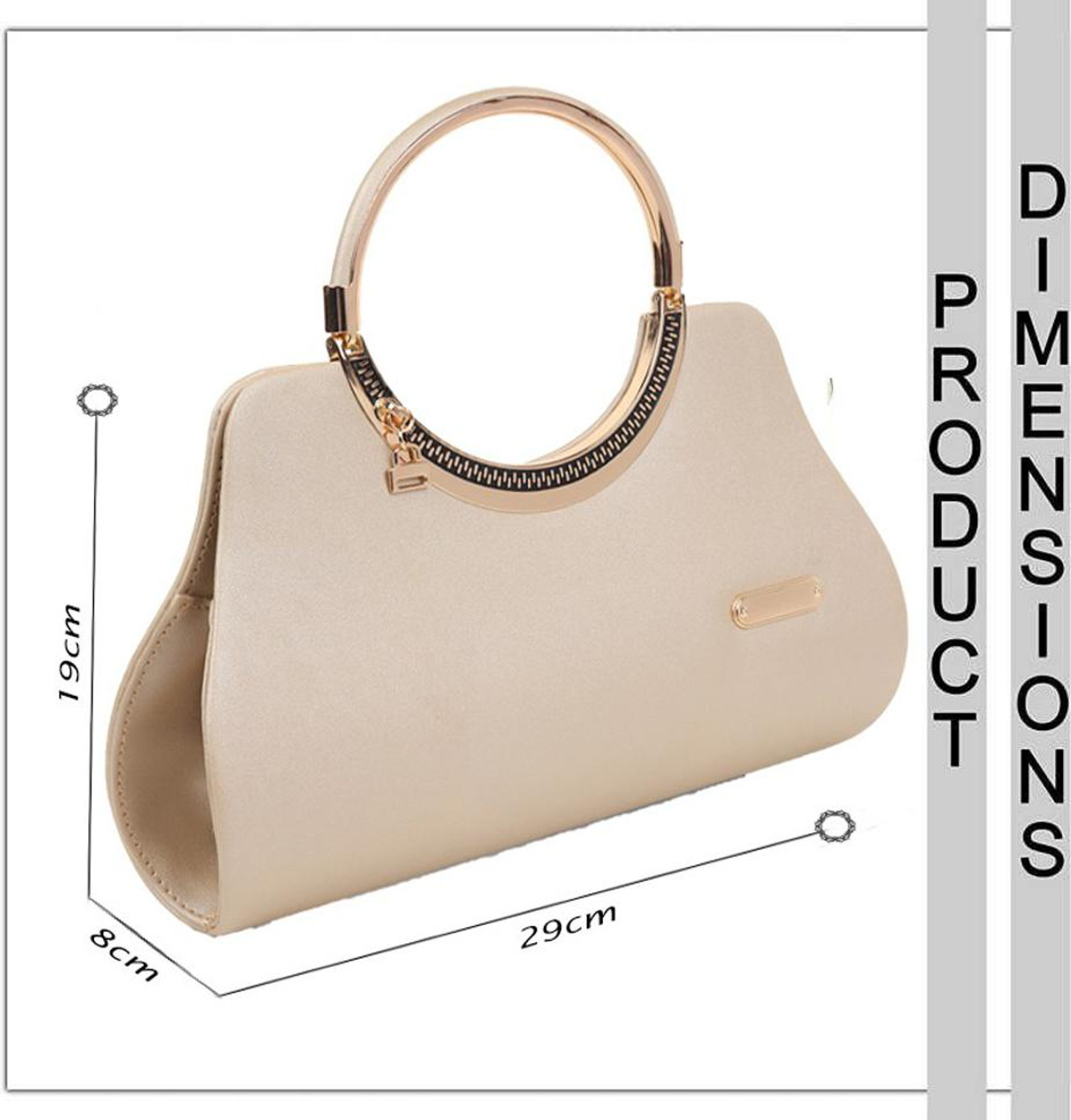Image of GALIP Casual Beige Clutch