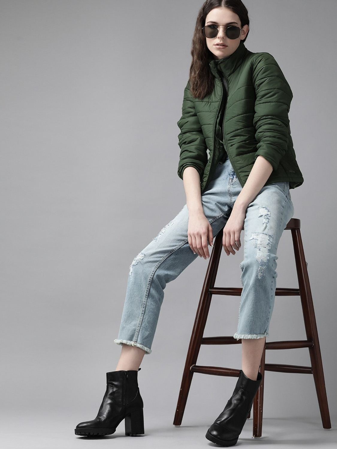 Image of Roadster Full Sleeve Solid Women Jacket
