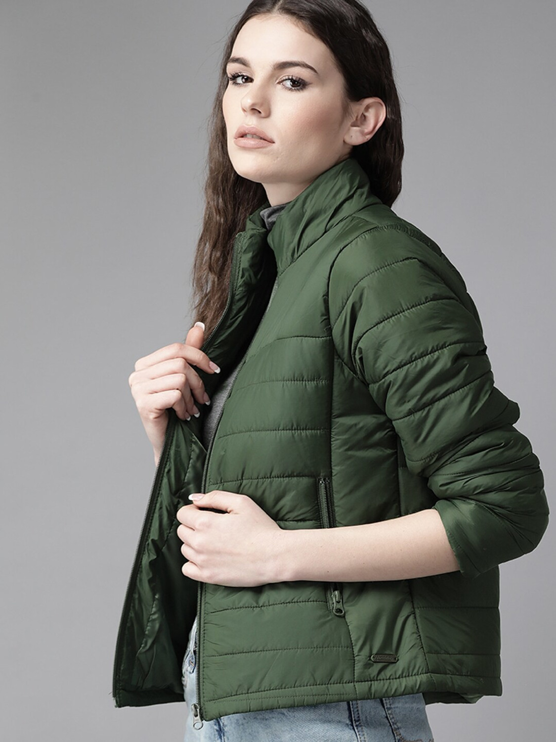 Image of Roadster Full Sleeve Solid Women Jacket