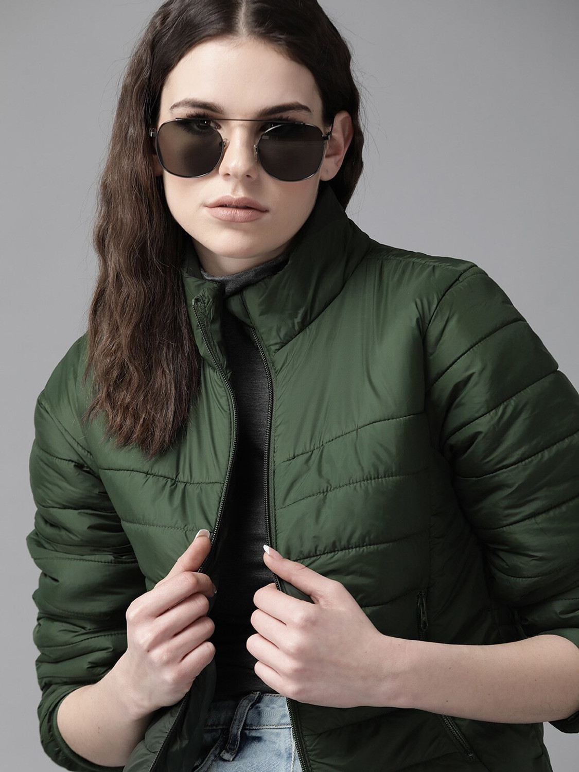Image of Roadster Full Sleeve Solid Women Jacket