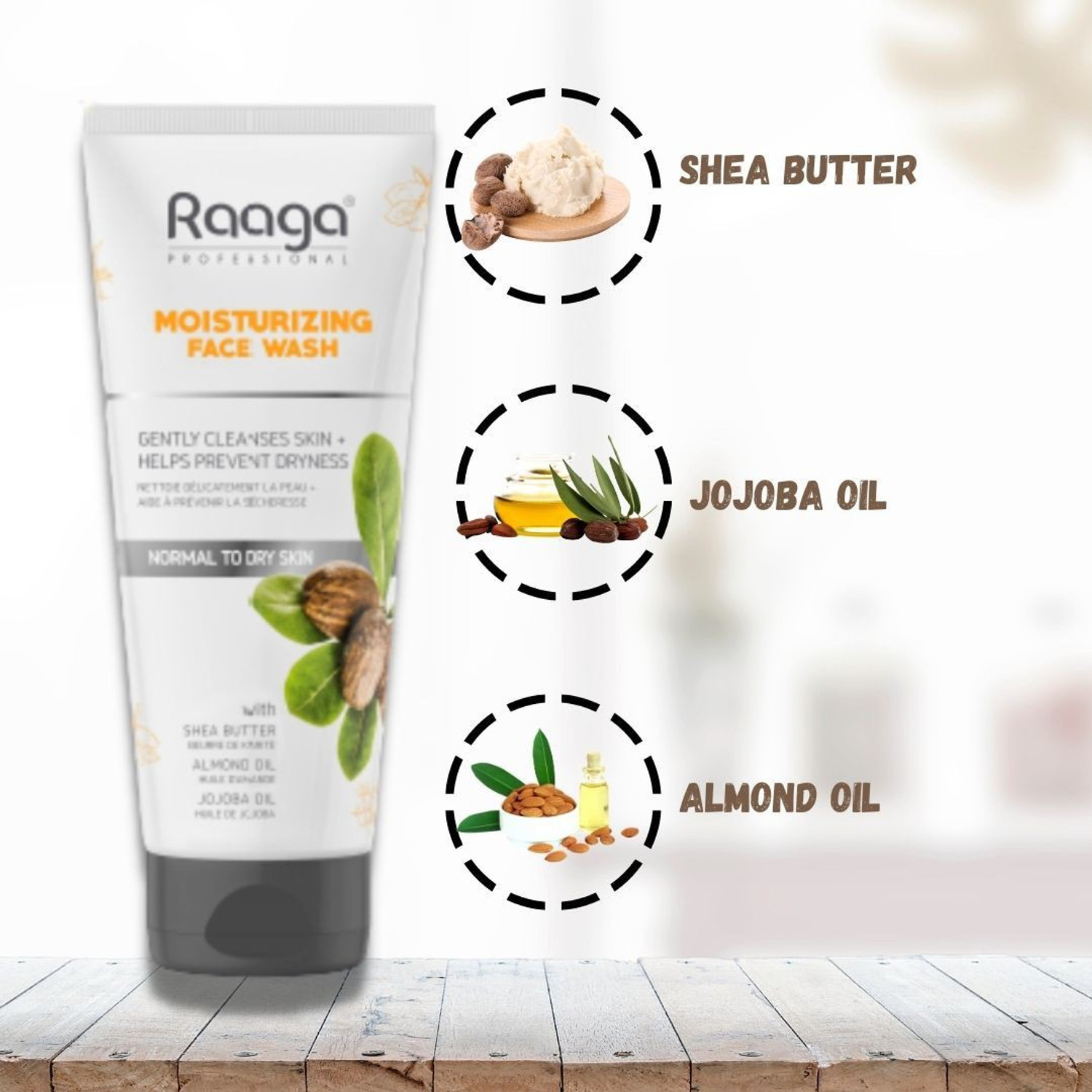 Image of RAAGA PROFESSIONAL Moisturizing (80ml) Face Wash