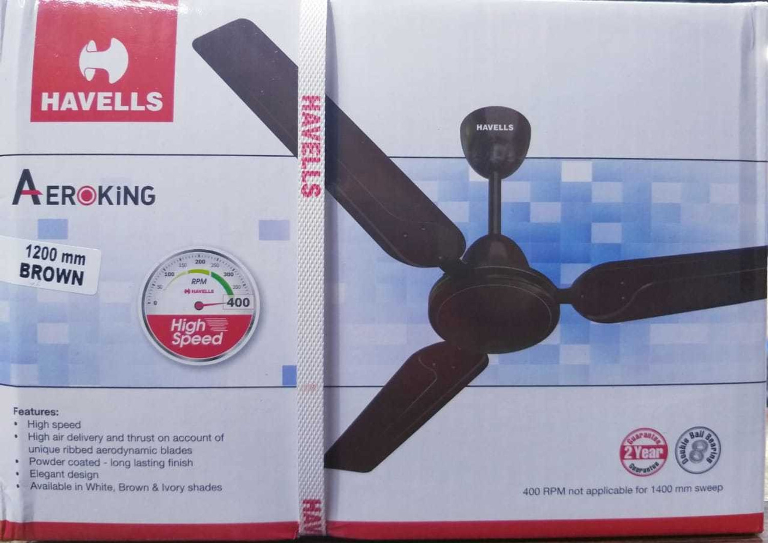 Image of HAVELLS Aeroking with 2 Year Warranty 1200 mm Ceiling Fan
