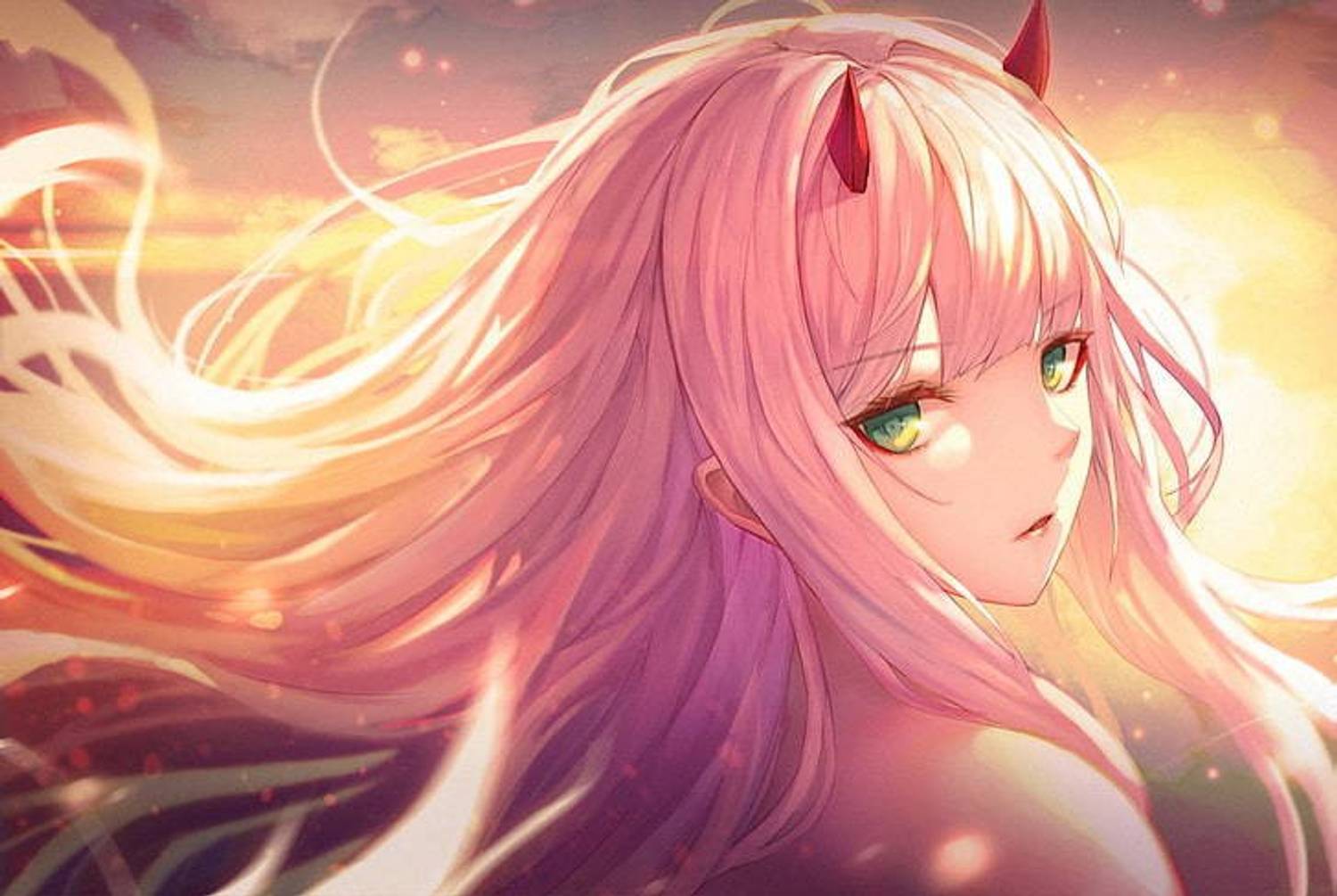Anime Darling In The Franxx Zero Two Darling In The Franxx Matte Finish Poster Paper Print