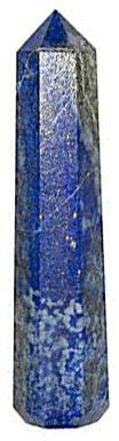 AIR9999 Lapis Lazuli Crystal 2 Inch Pencil Crystal for Reiki Healing and Grid Making Decorative Showpiece - 5 cm