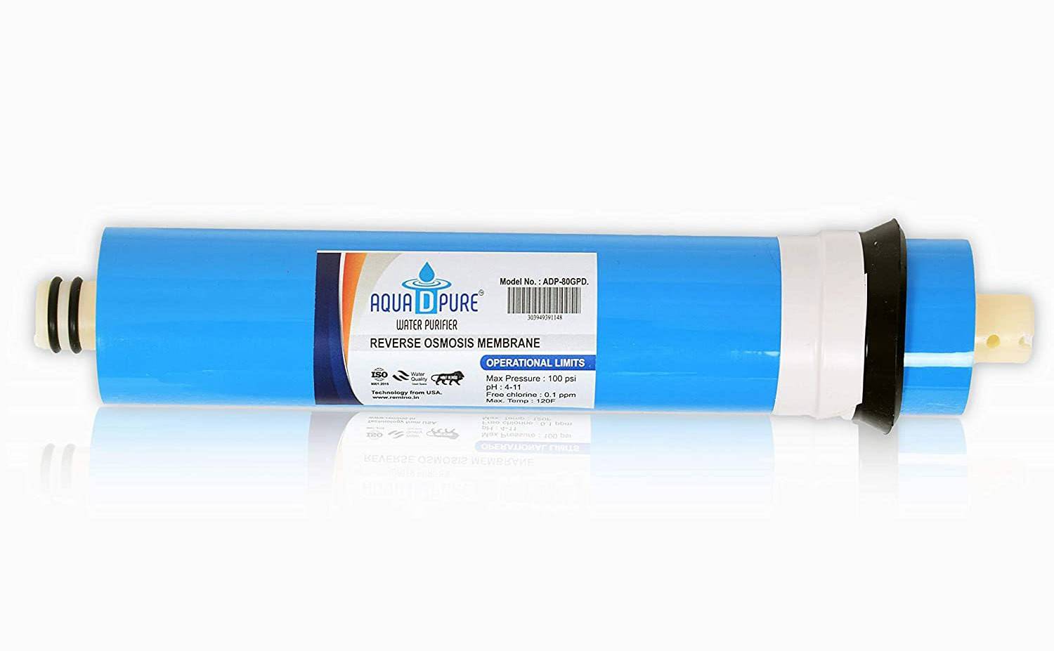 AquaDpure 80 GPD Ro membrane For All type of RO water purifier Solid Filter Cartridge