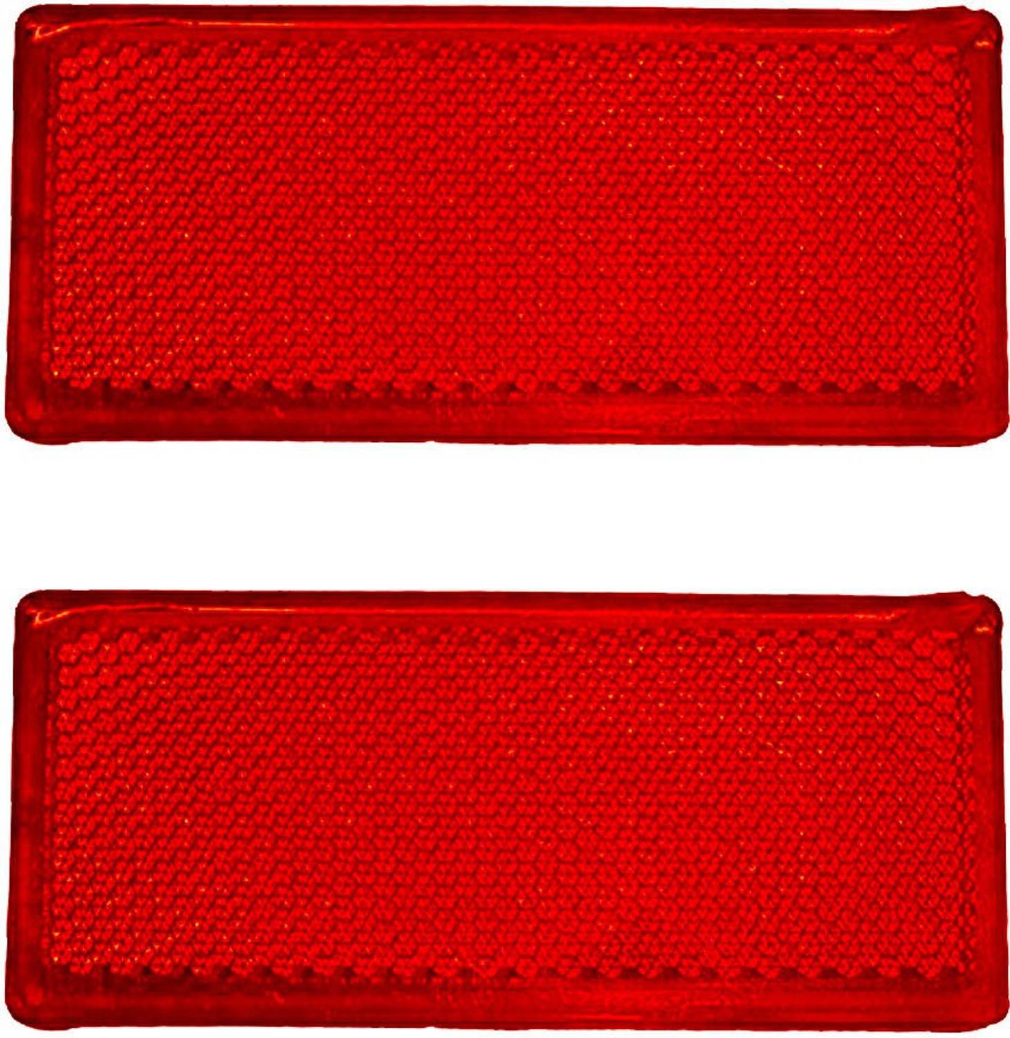 Allpartssource Reflex Reflector Red Pack of 2 Car Reflector Light