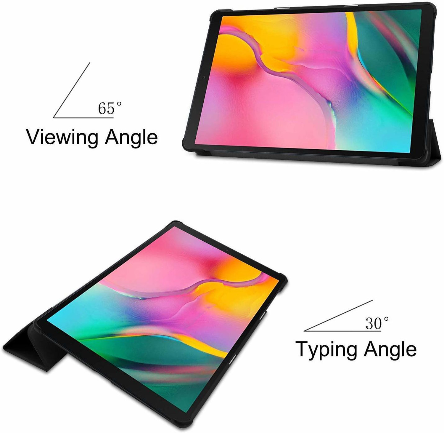 Image of ROBUSTRION Flip Cover for Samsung Galaxy Tab A 8 inch