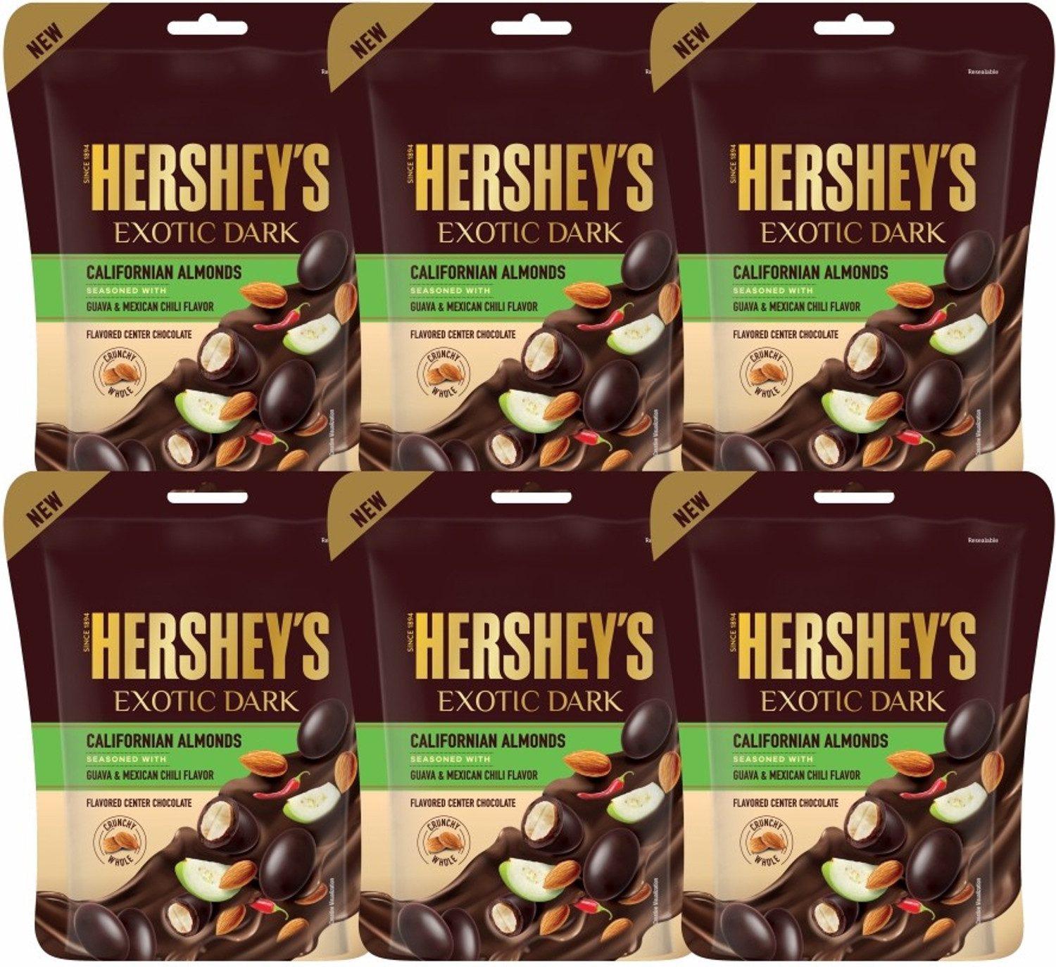 Image of HERSHEY'S Exotic Dark Californian Almonds Bites Gift Pack