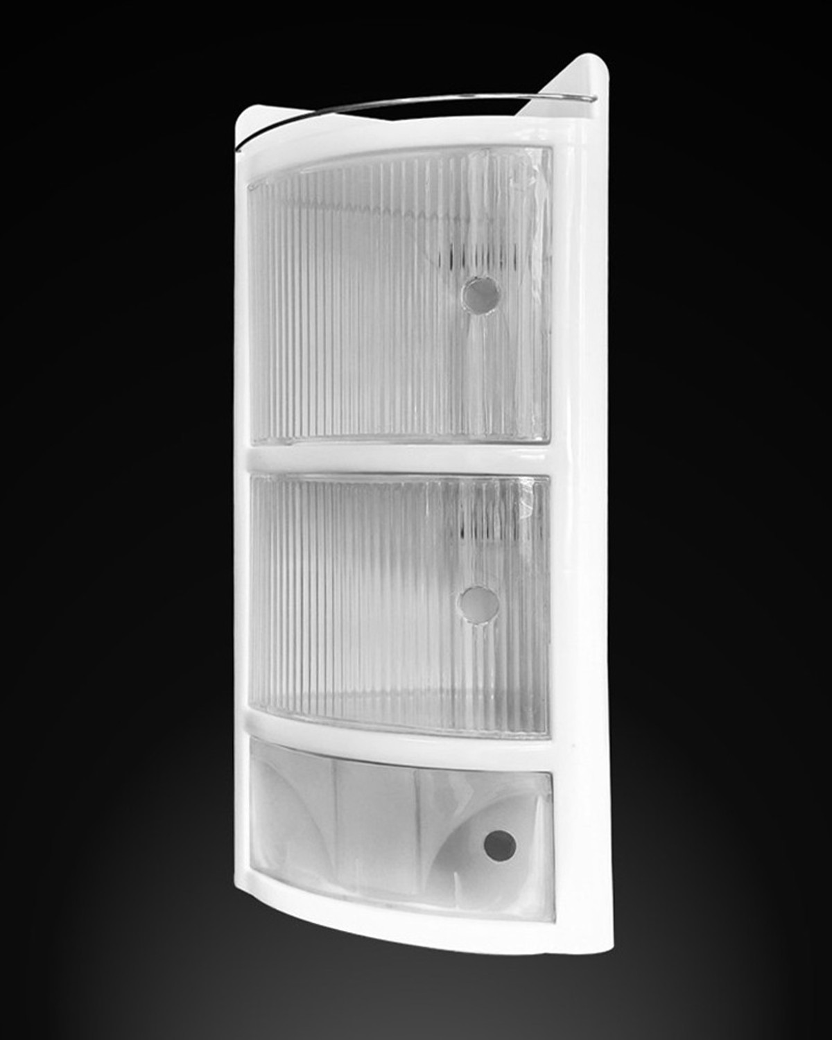 Image of Grace Fine Ware corner shelf bathroom rack storage organizer Plastic Wall Shelf