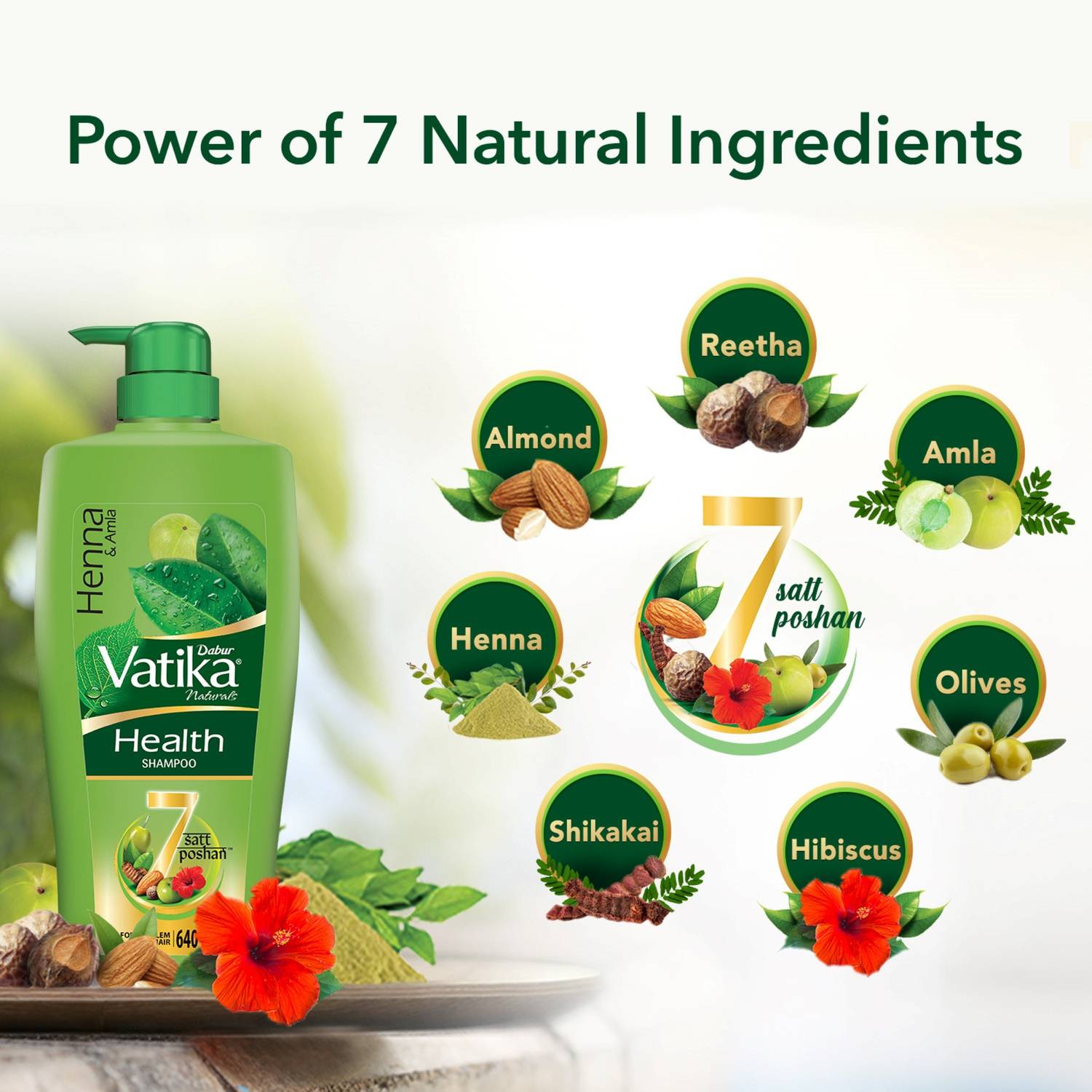 Dabur Vatika Health Shampoo 120ml - Image 3