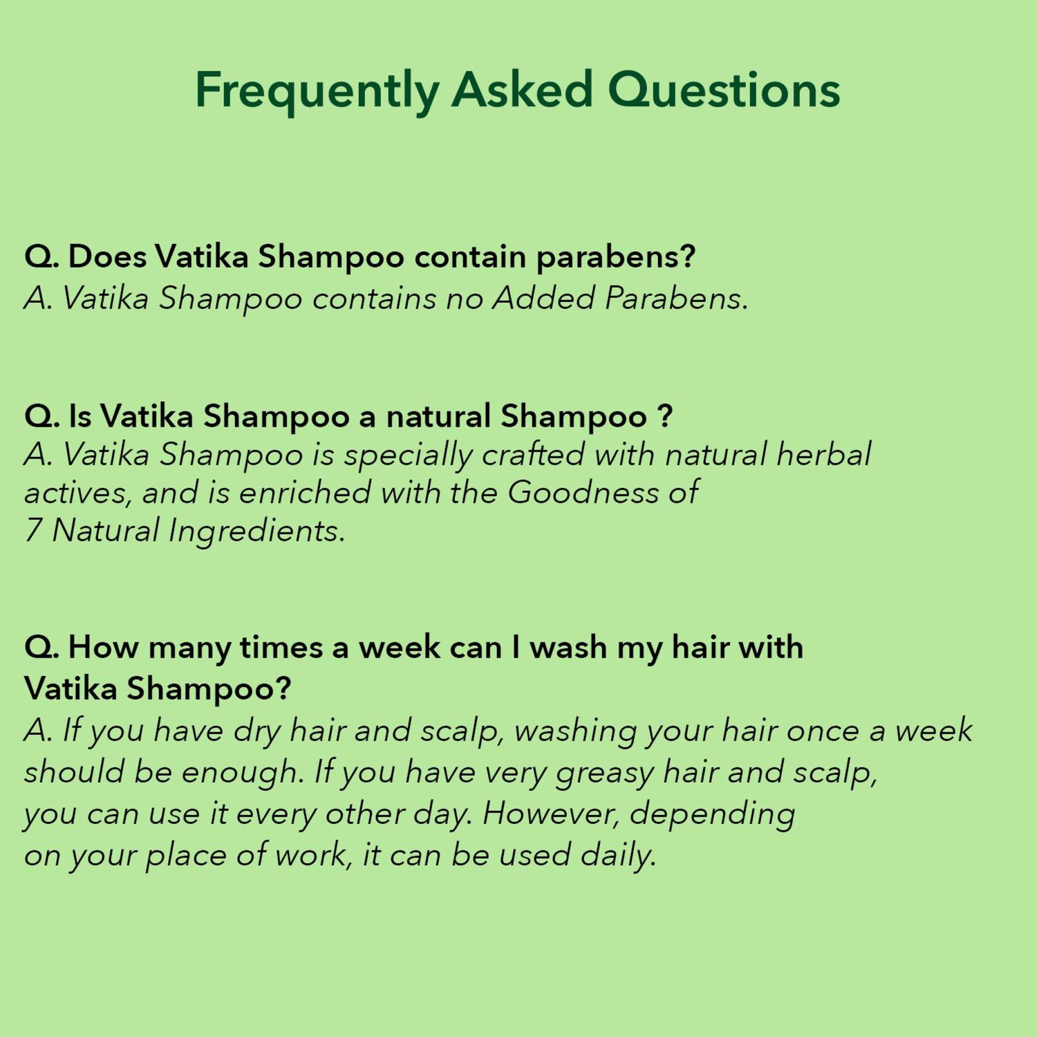 Dabur Vatika Health Shampoo 120ml - Image 5