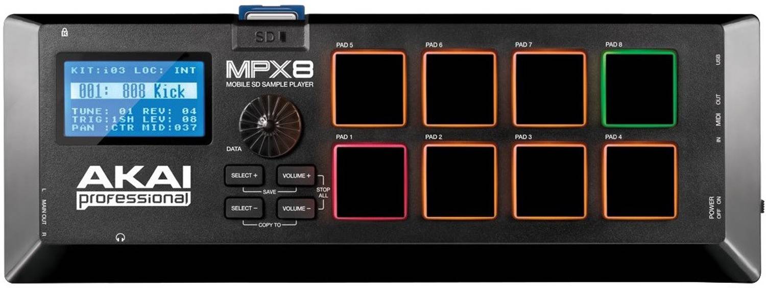 アカイ MPX8　AKAI professional AKAI Professional MPX8 MPX8 MIDI Controllers Price in India - Buy