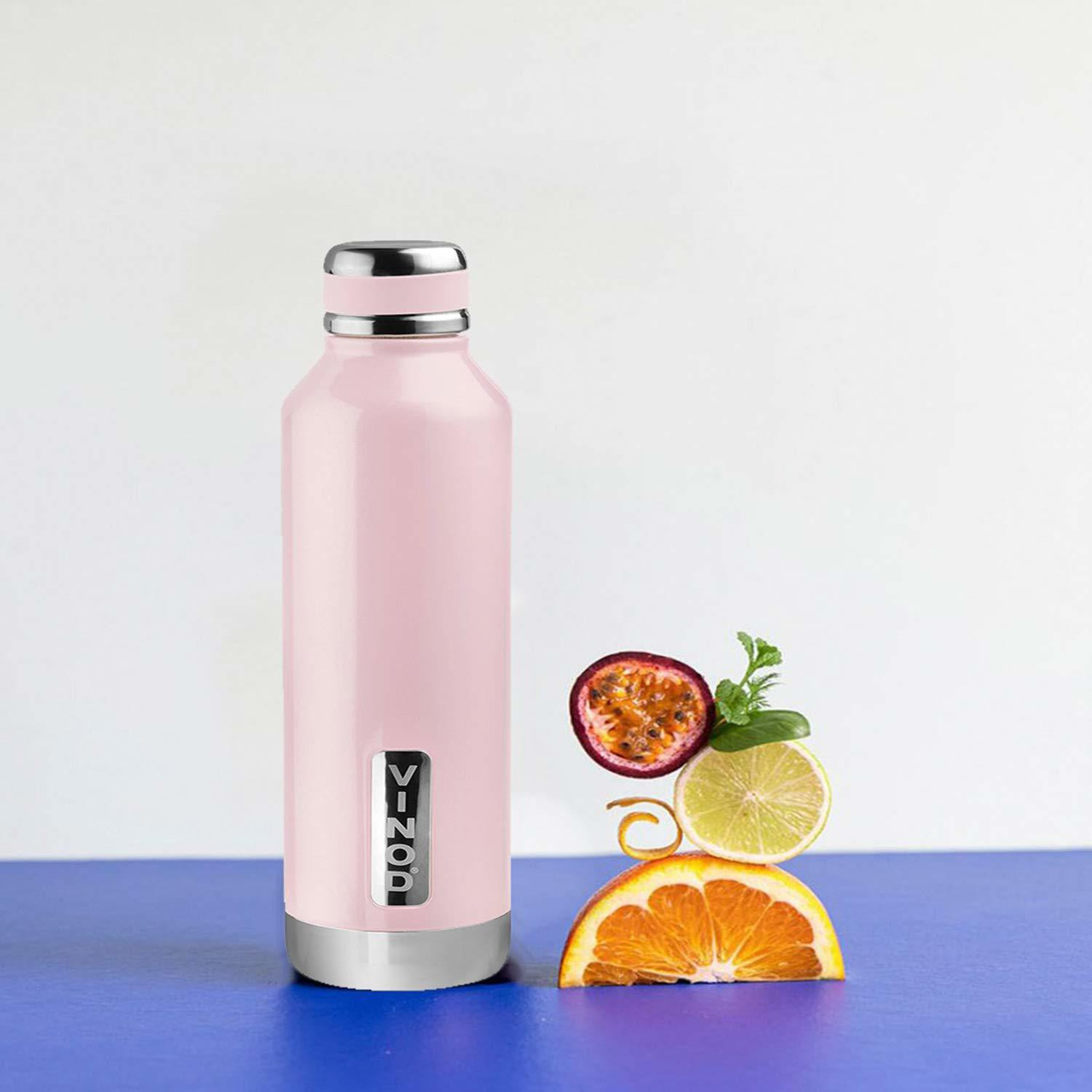 Image of VINOD Bling Flask Water Bottle 750 ml - Fabricated High-Quality Stainless Steel 750 ml Steel Bottle