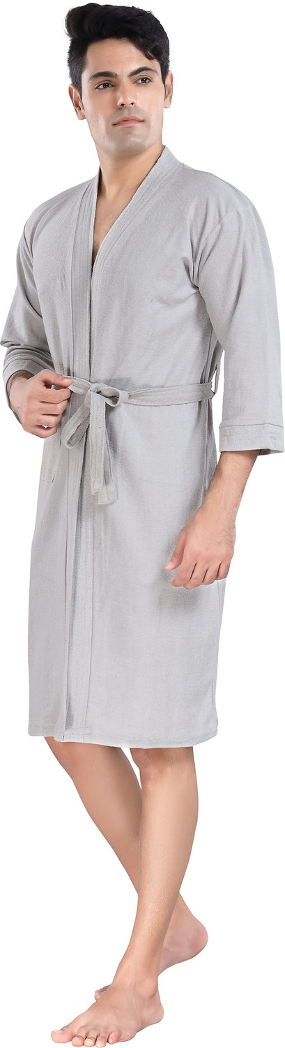 Image of Flipkart SmartBuy Grey XXL Bath Robe