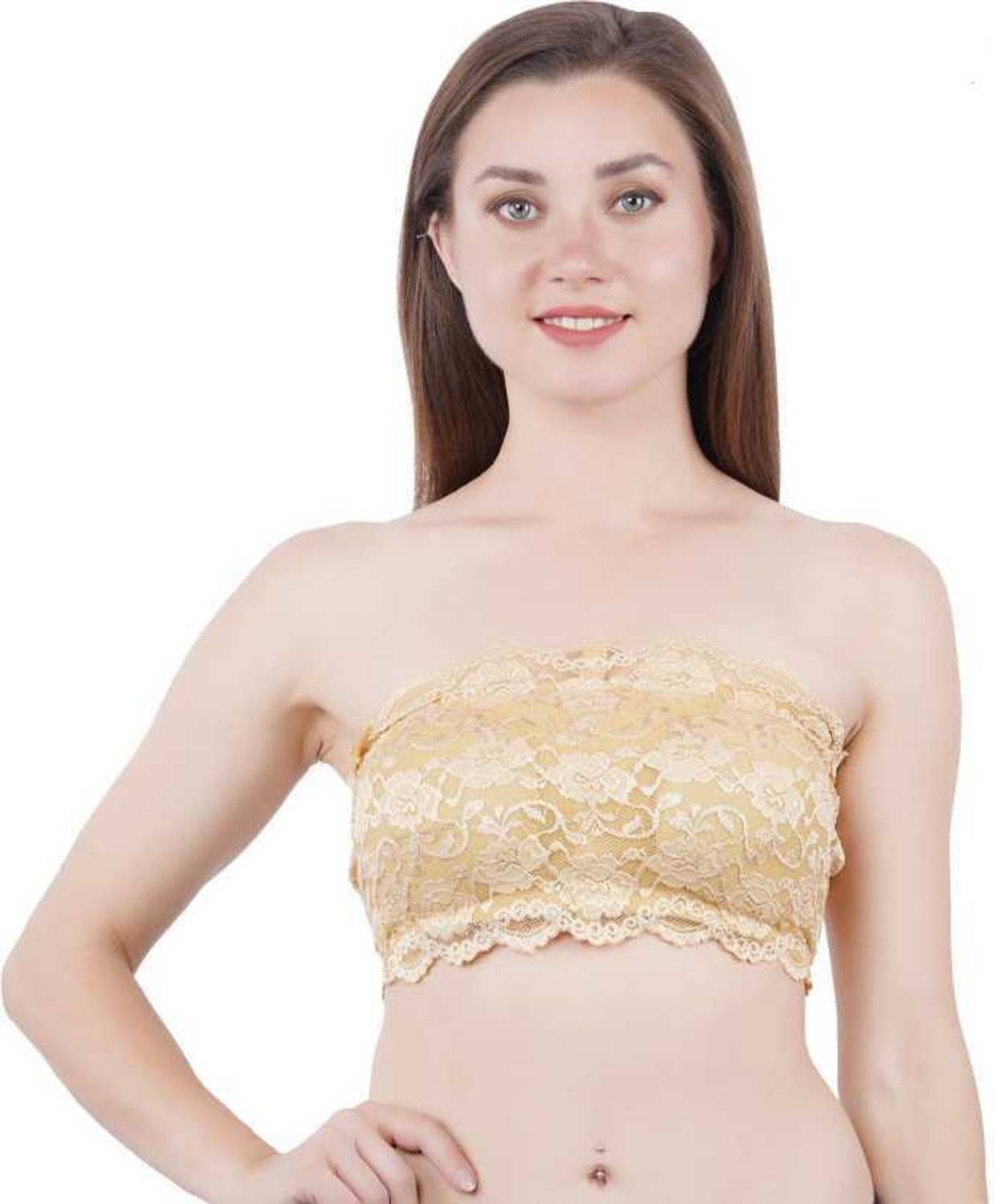 Norvia Women Bandeau/Tube Lightly Padded Bra
