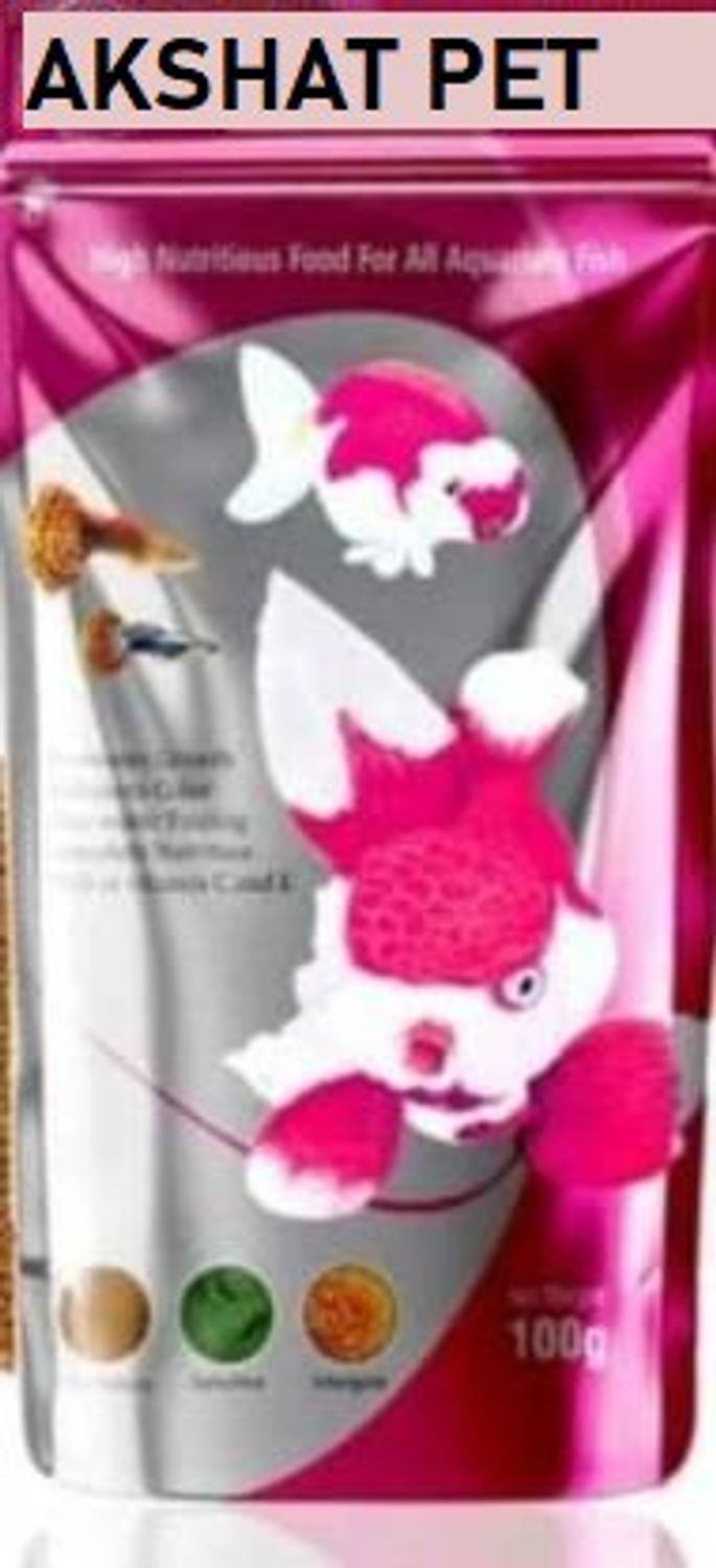 AKSHAT ENTERPRISES HIGH NUTRITIOUS FOOD 0.100 gm Fish 0.1 kg Dry Adult, Senior, Young Fish Food