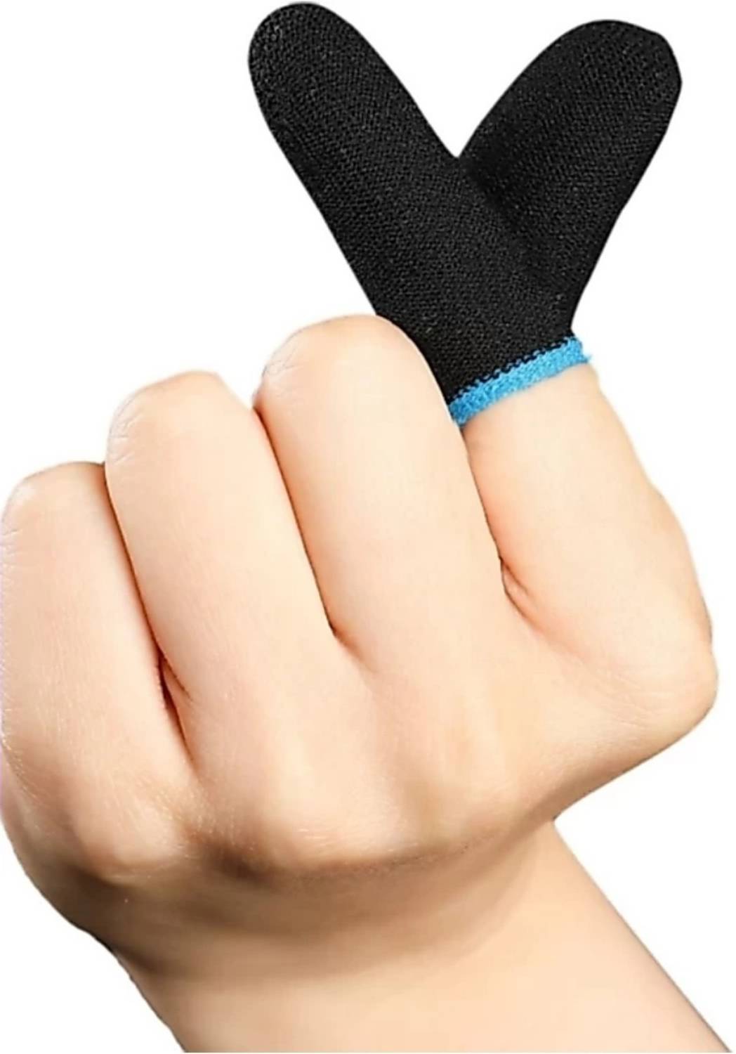 CADILA Mobile Finger Sleeve Cots Touch screen Game Controller Sweatproof Gloves Phone Gaming Gaming Accessory Kit (Black, For Android, iOS) Gaming Accessory Kit
