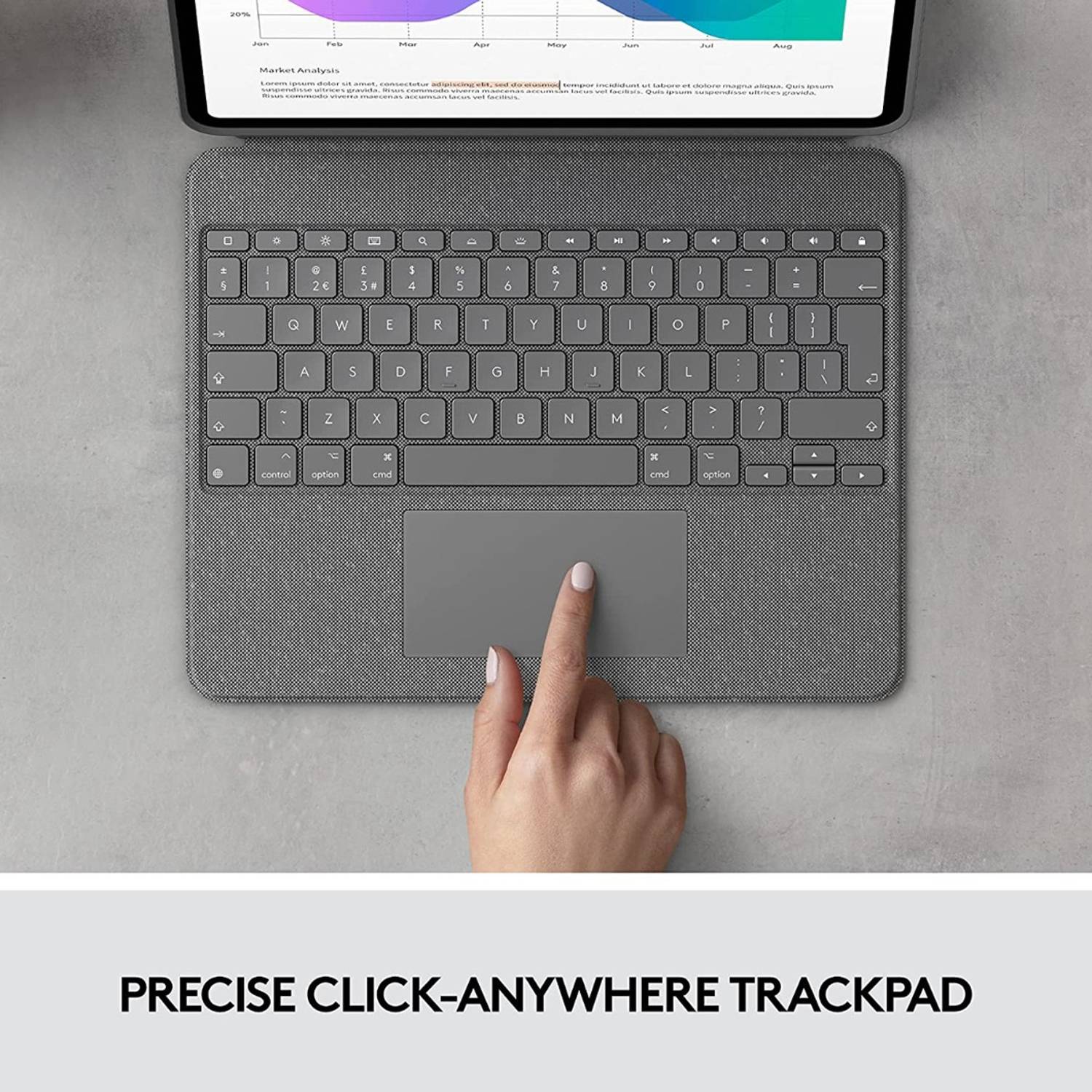 Logitech Combo Touch for iPad Pro 12.9-inch (5th gen) Bluetooth