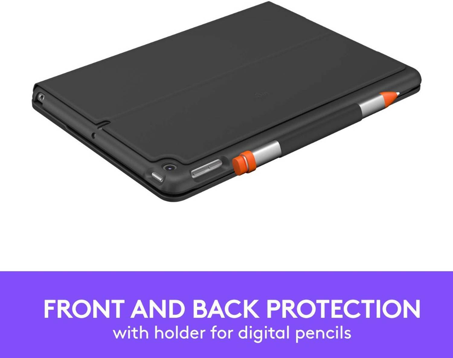 Logitech Slim Folio for iPad 7th Gen & 8th Gen- 25.91 cm (10.2