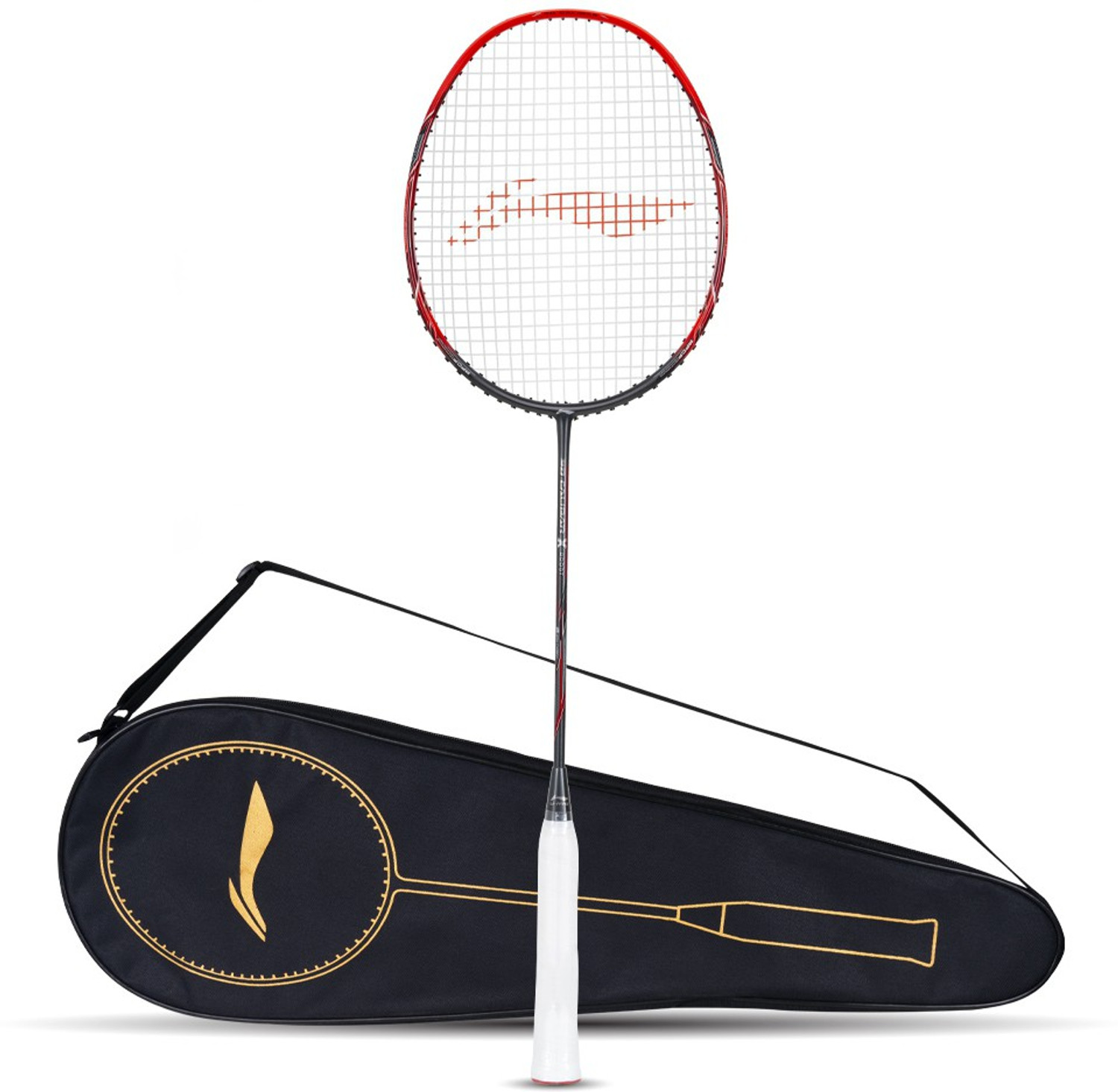 Image of LI-NING 3D Calibar X Boost Carbon Graphite Red, Black Strung Badminton Racquet
