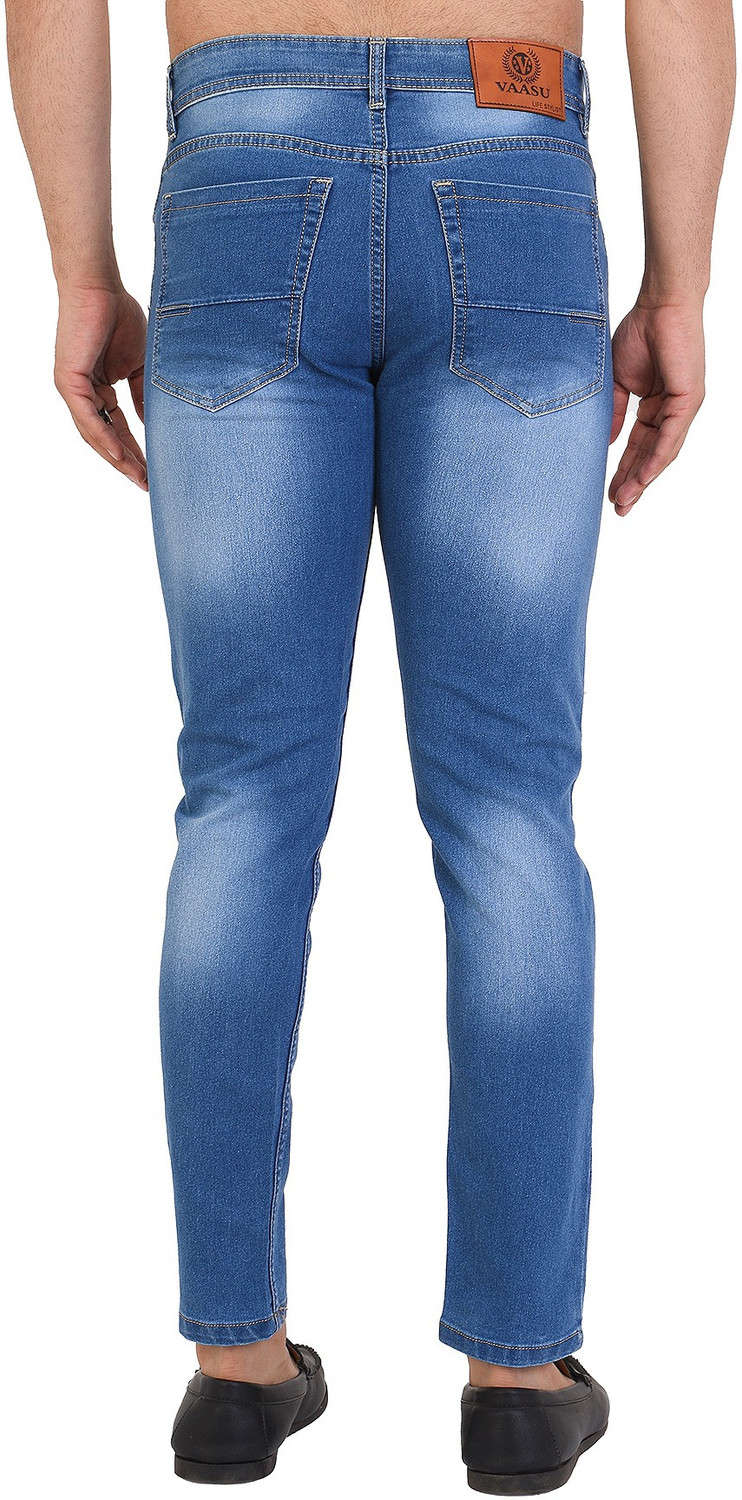 Image of Vaasu Slim Men Light Blue Jeans